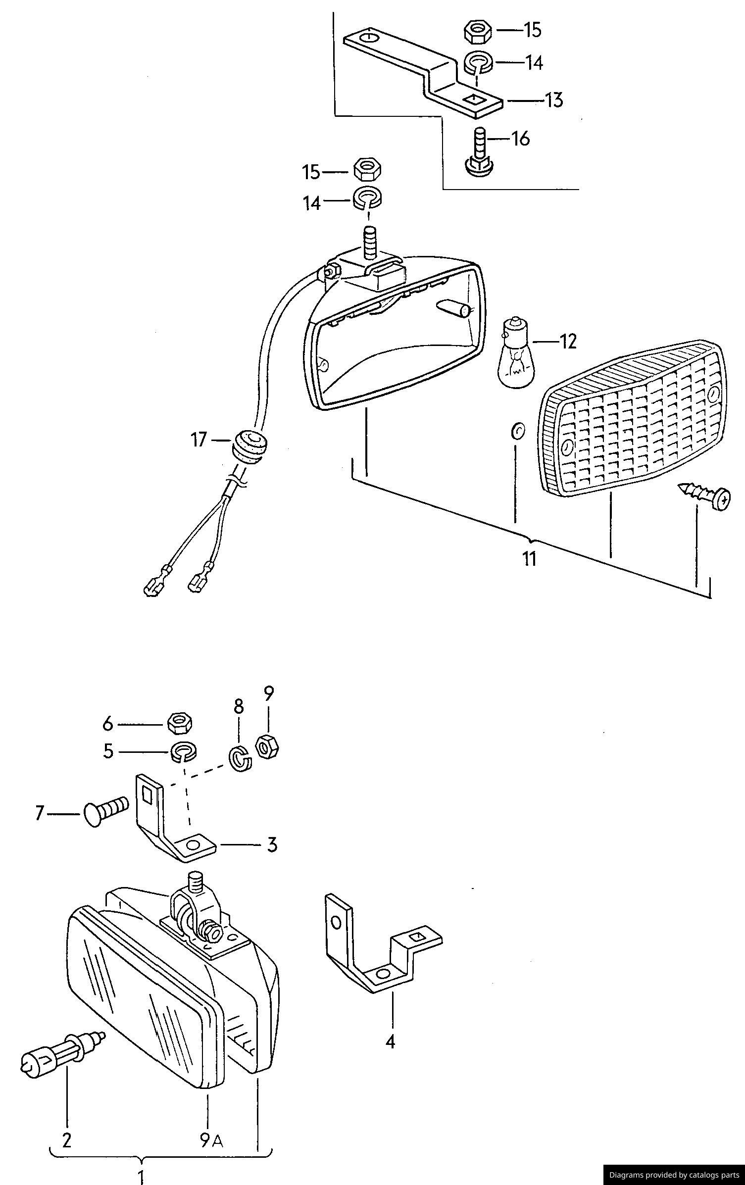 Car part diagram