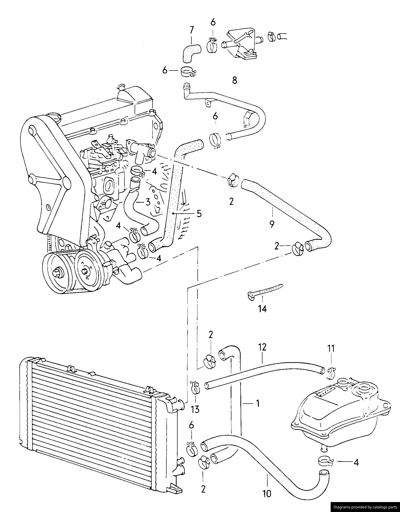 Car part diagram