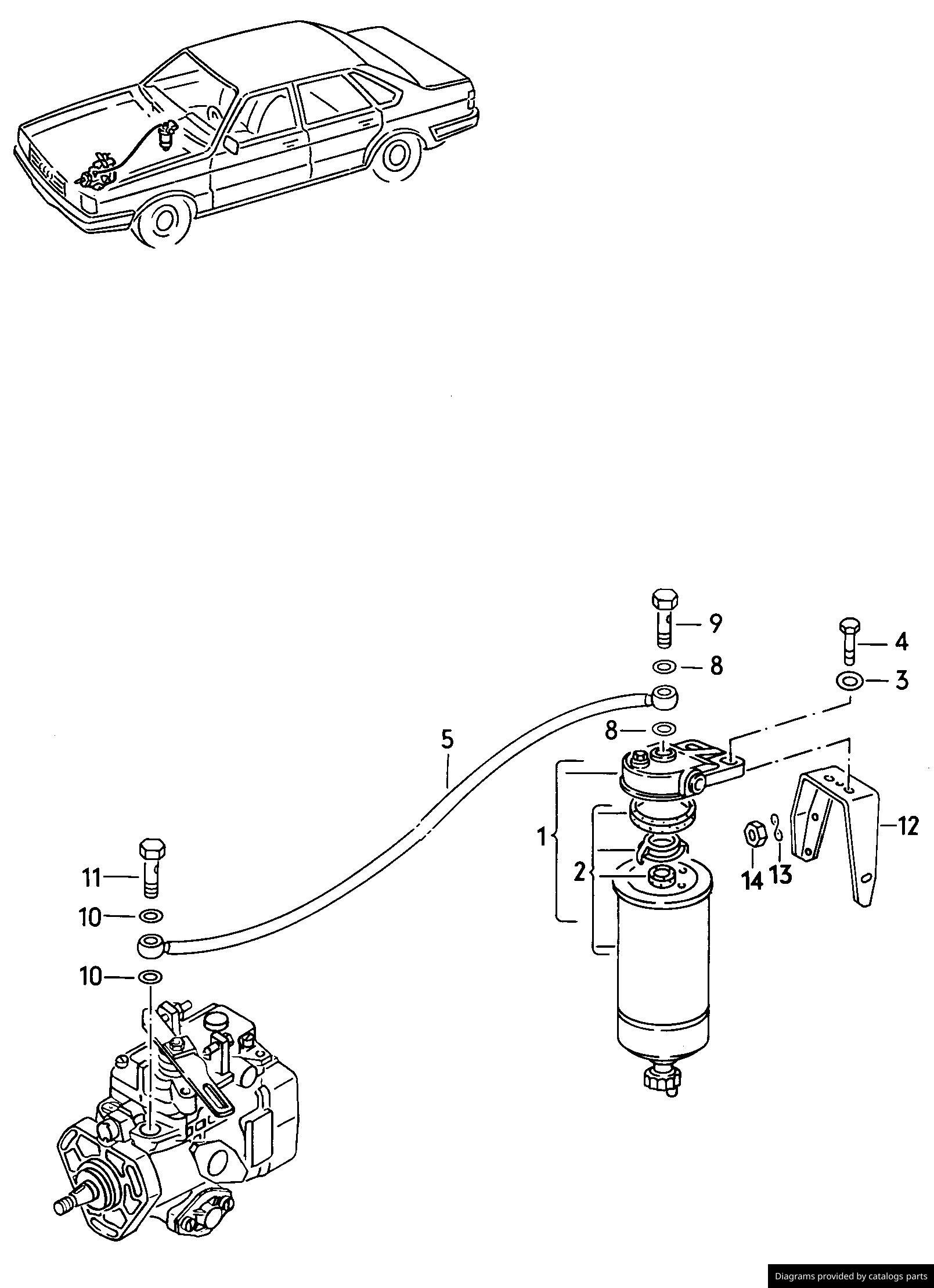 Car part diagram