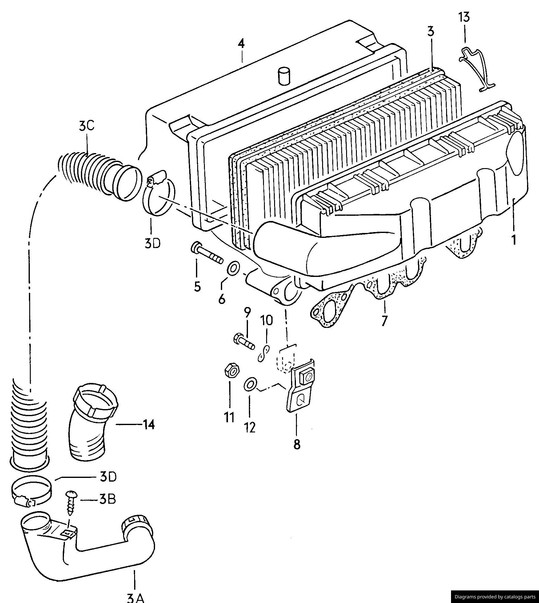 Car part diagram