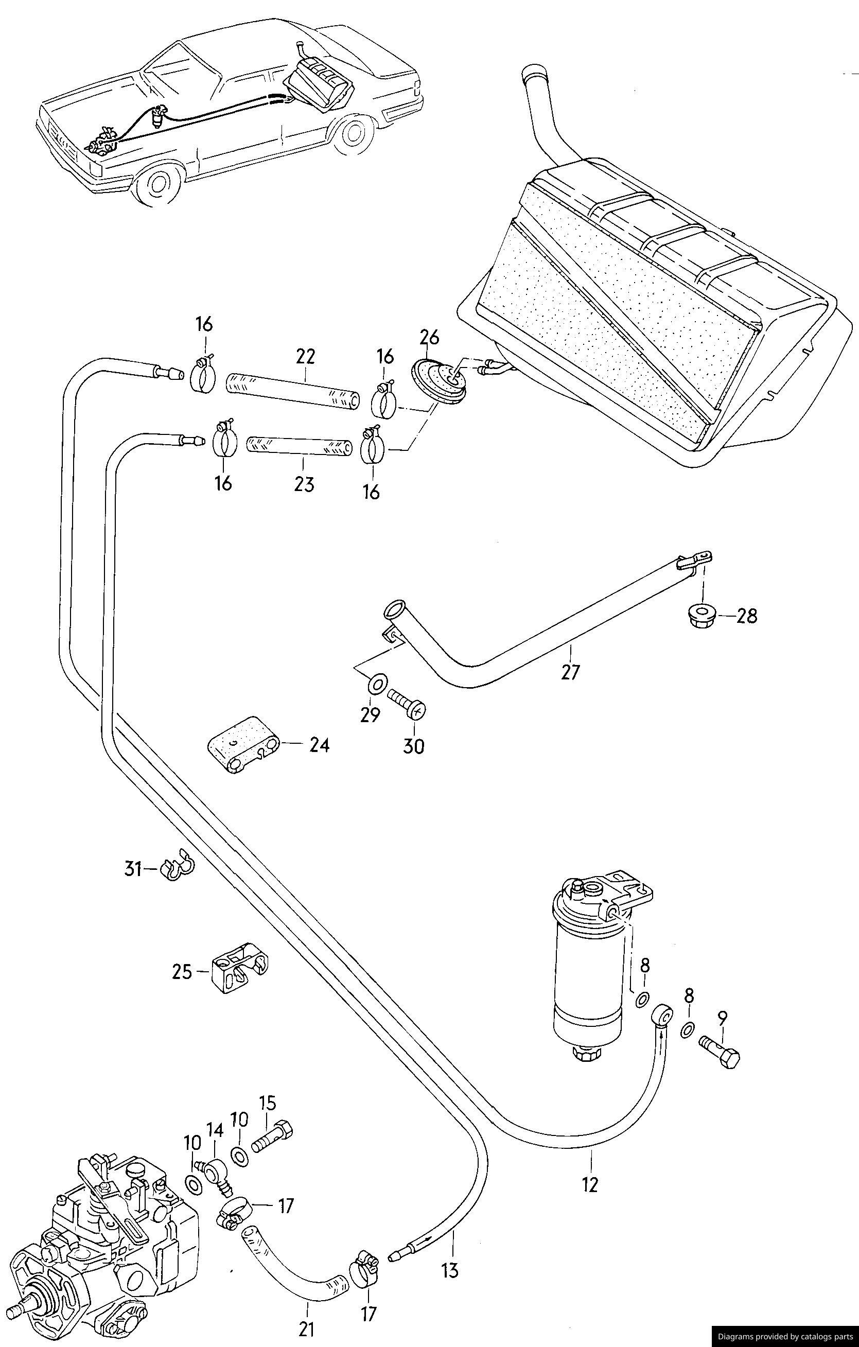 Car part diagram