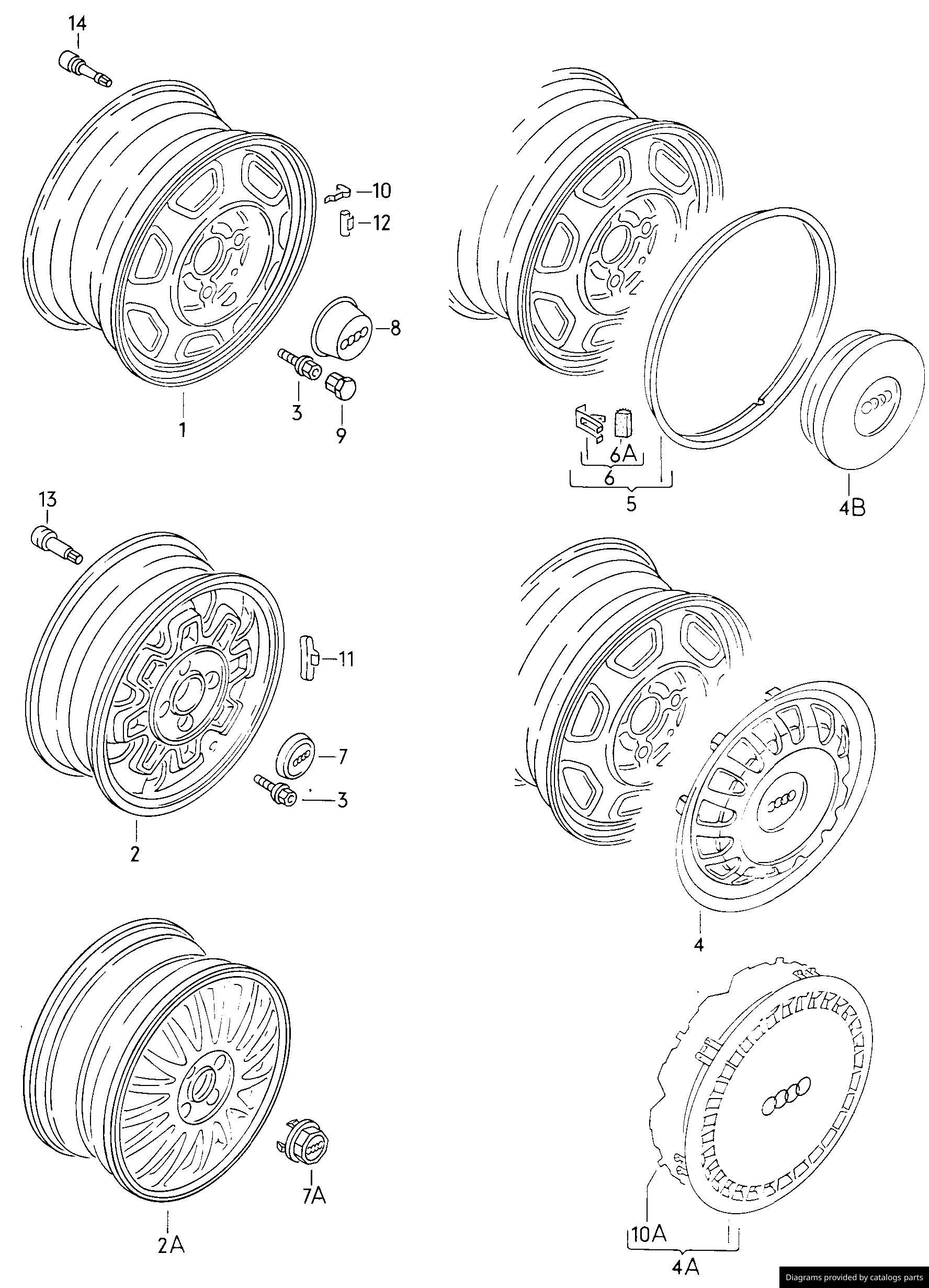 Car part diagram