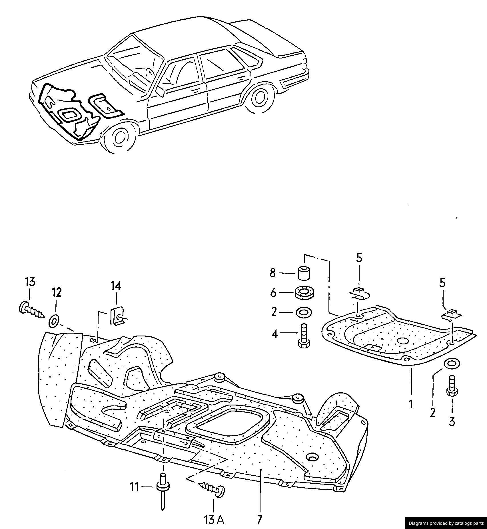 Car part diagram