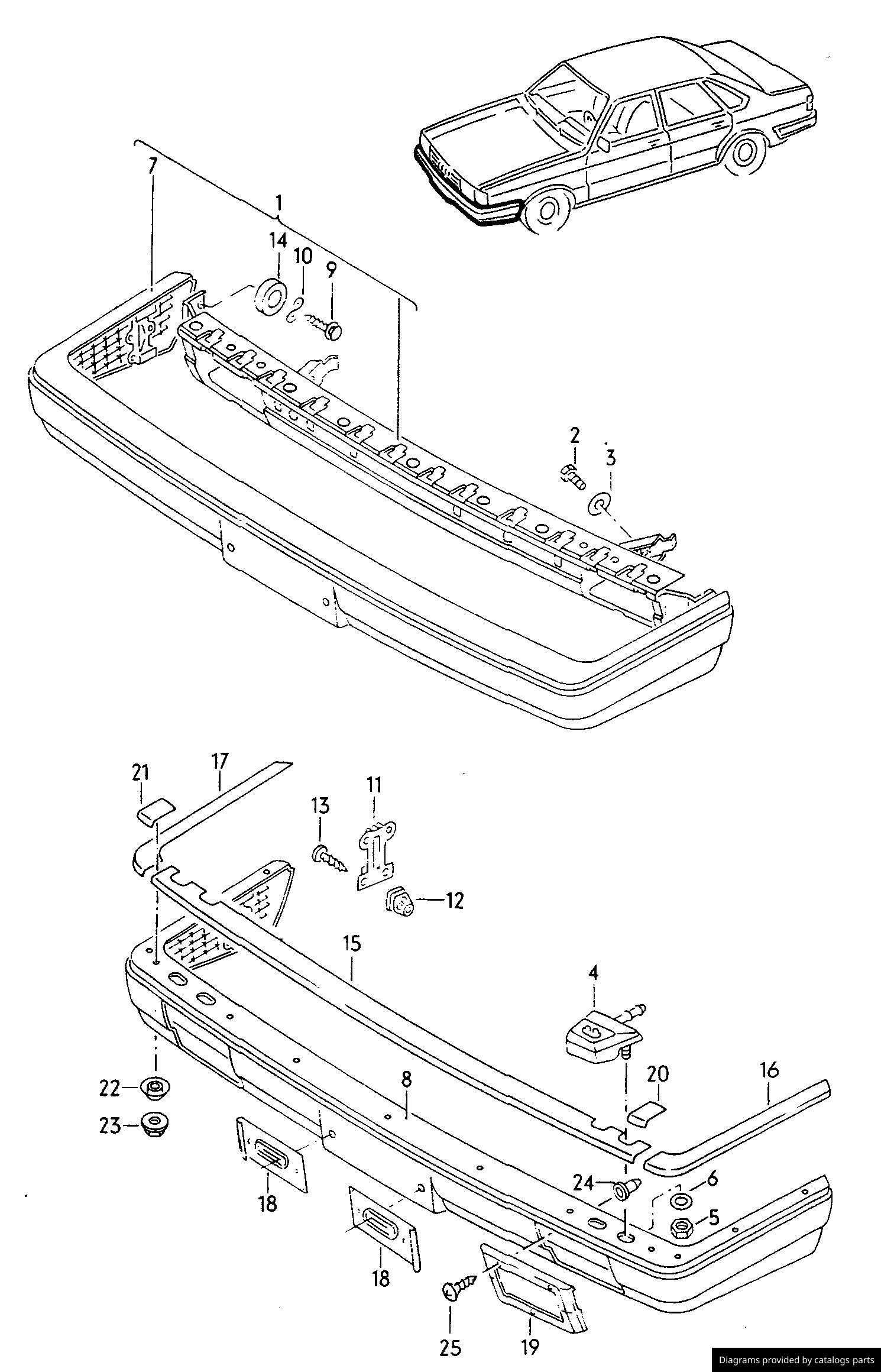 Car part diagram
