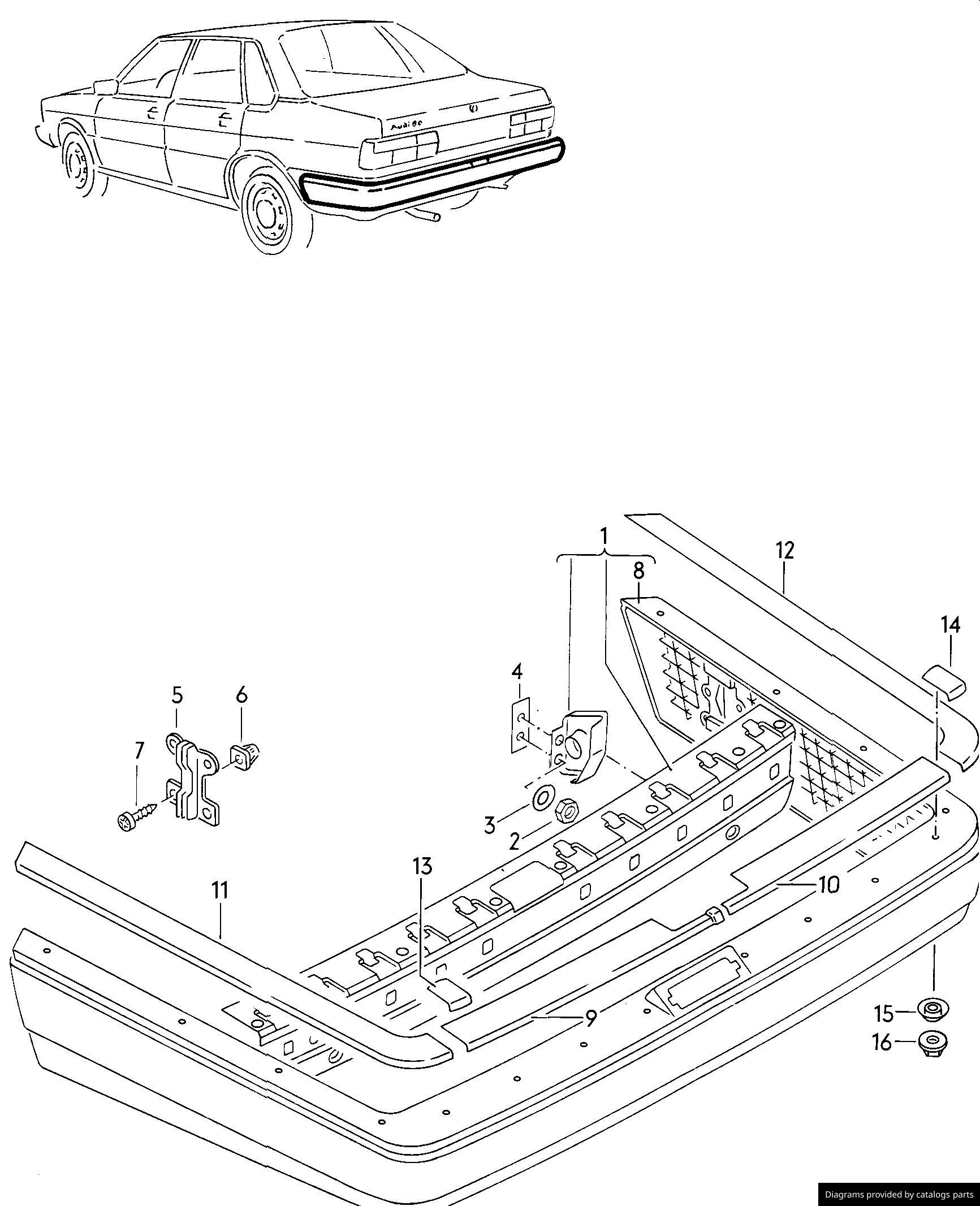 Car part diagram