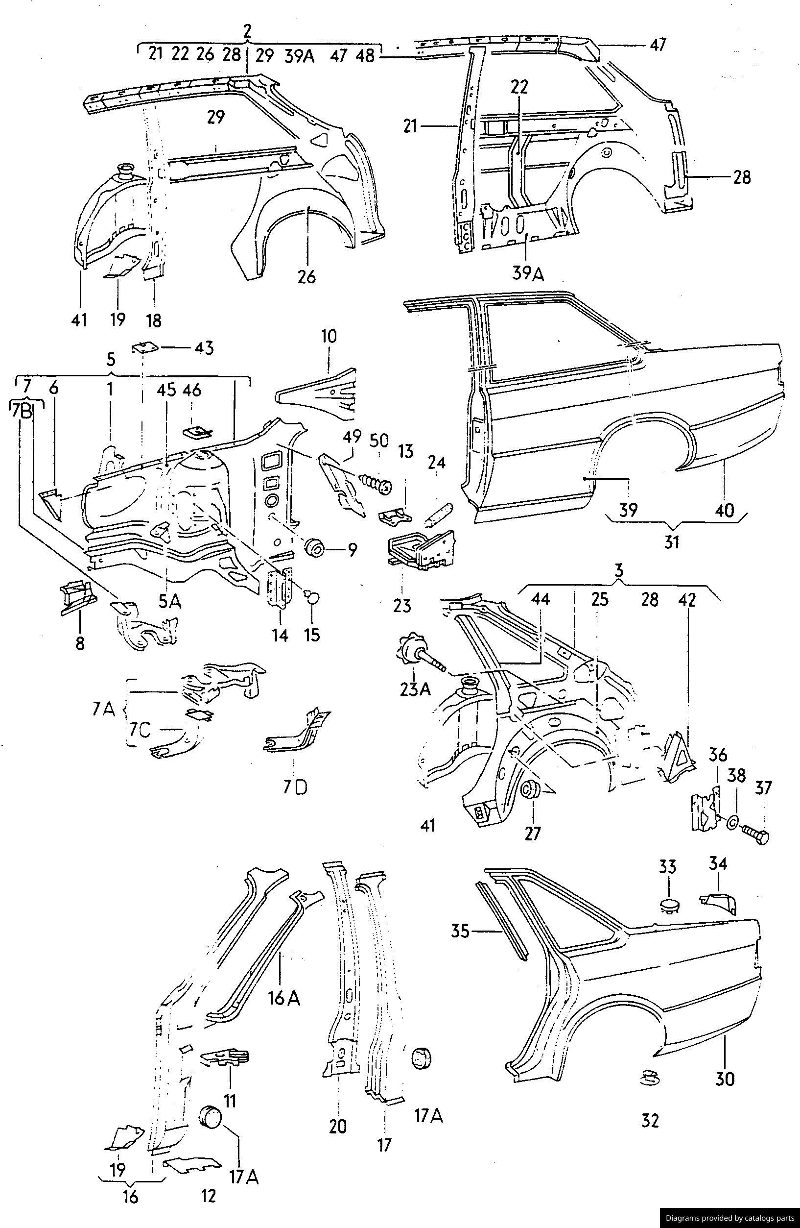 Car part diagram