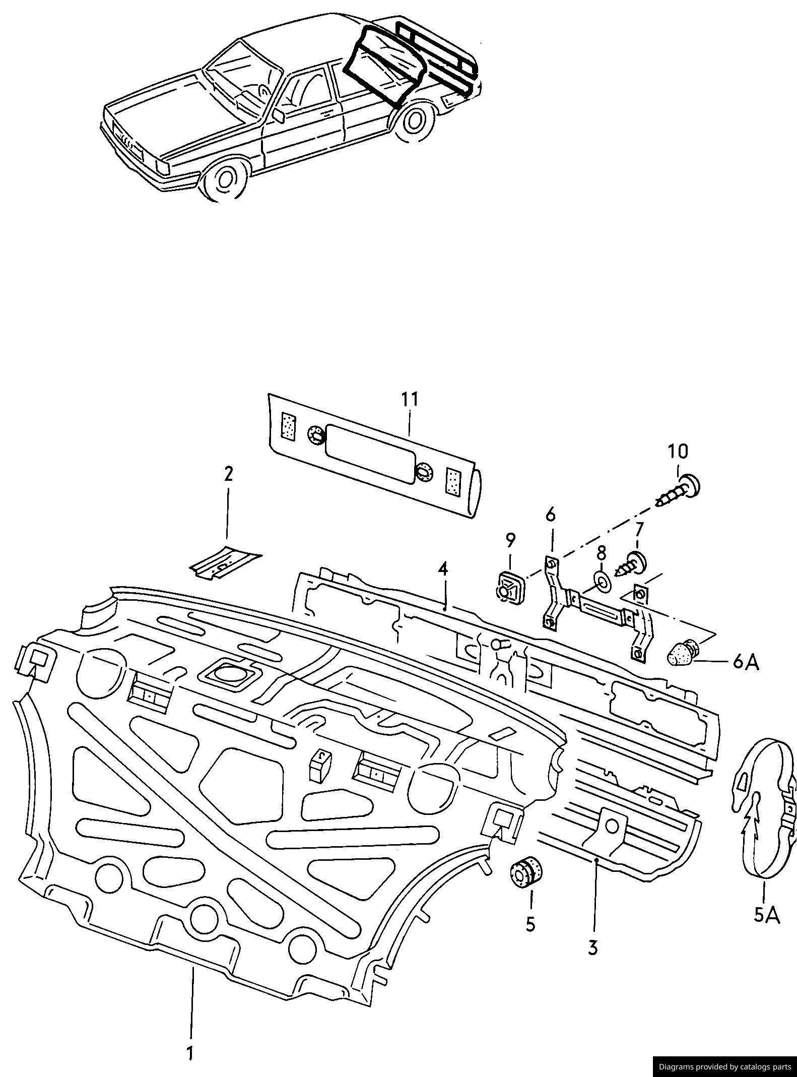 Car part diagram