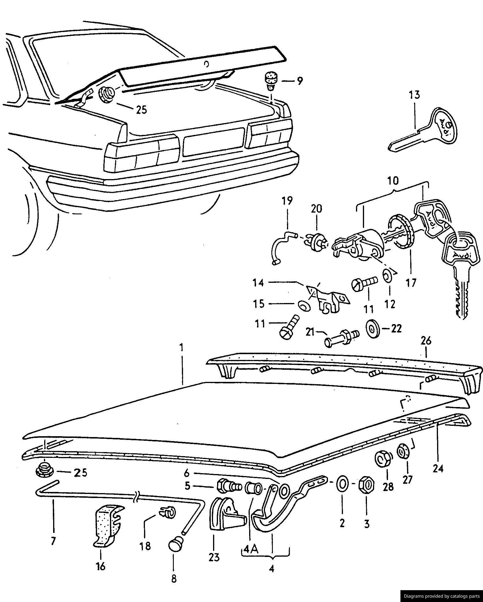 Car part diagram