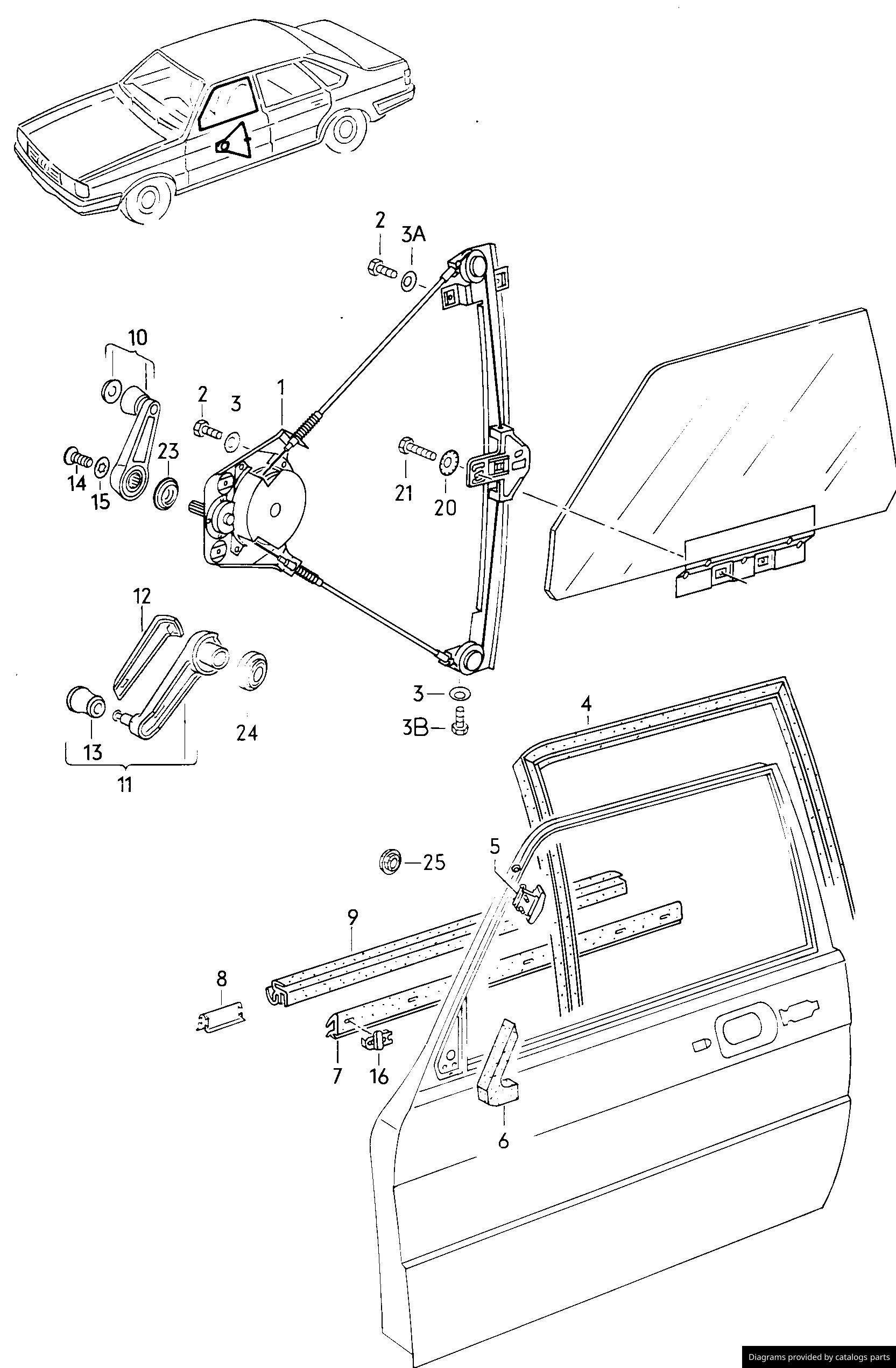 Car part diagram