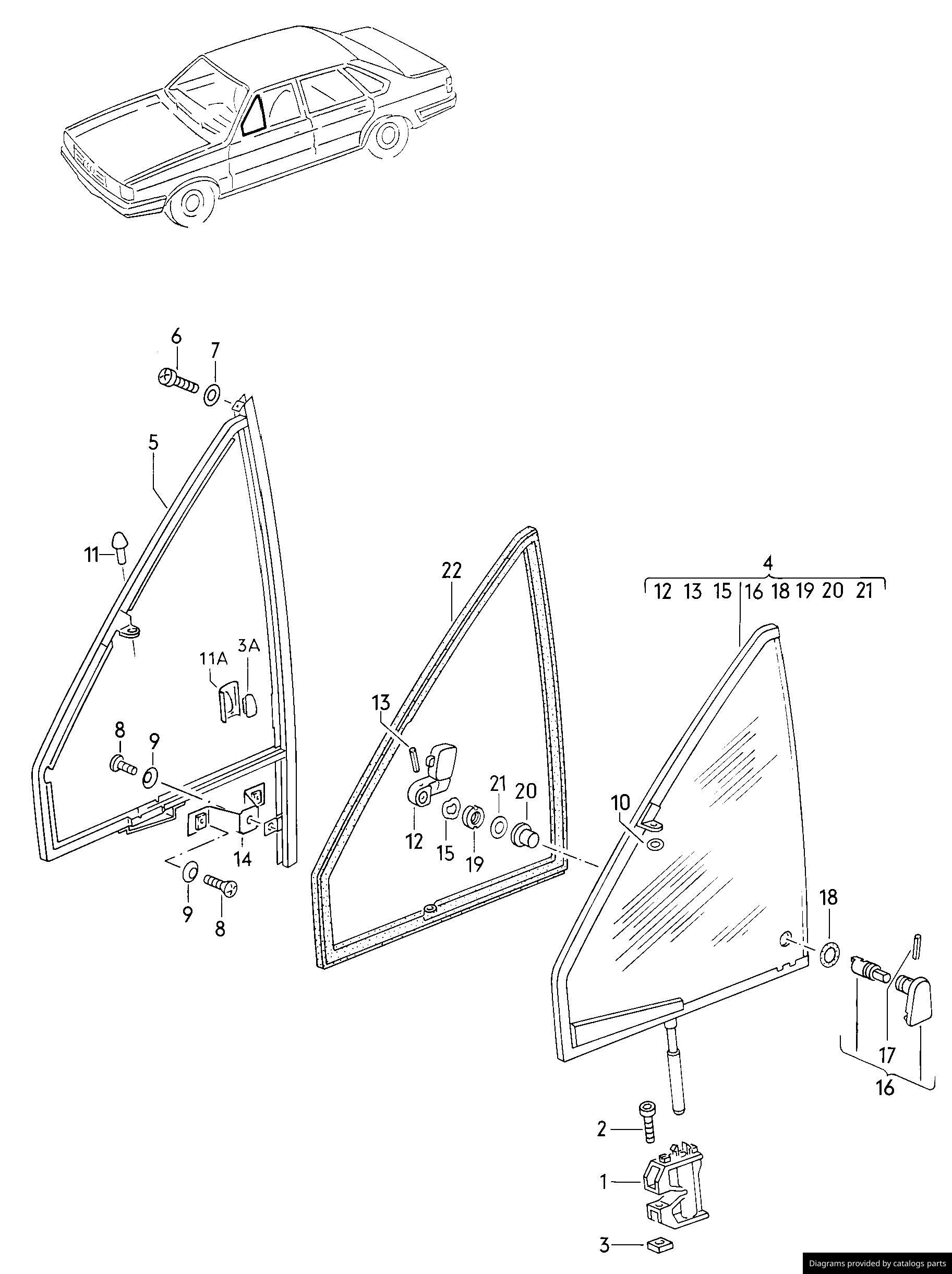 Car part diagram
