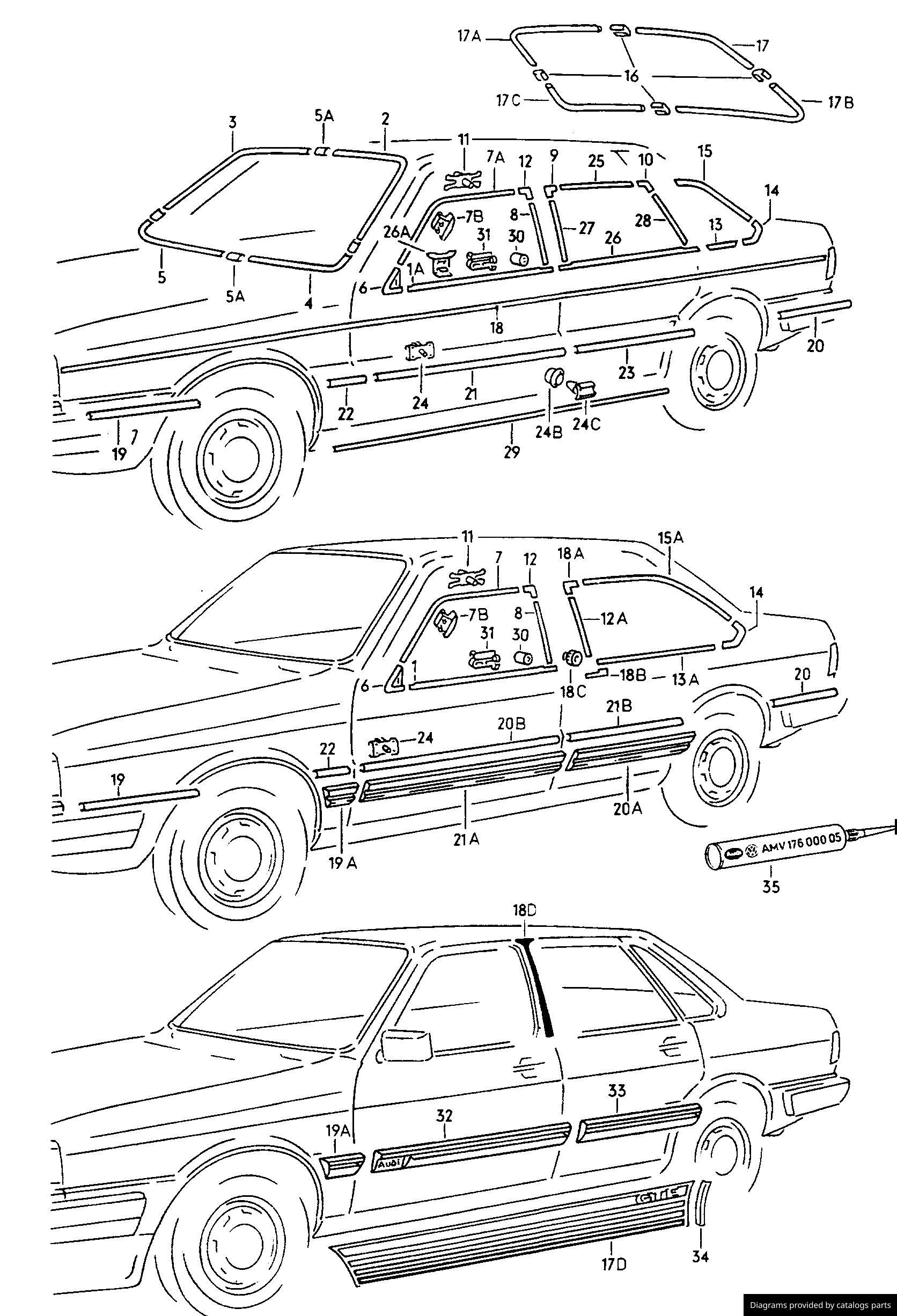 Car part diagram