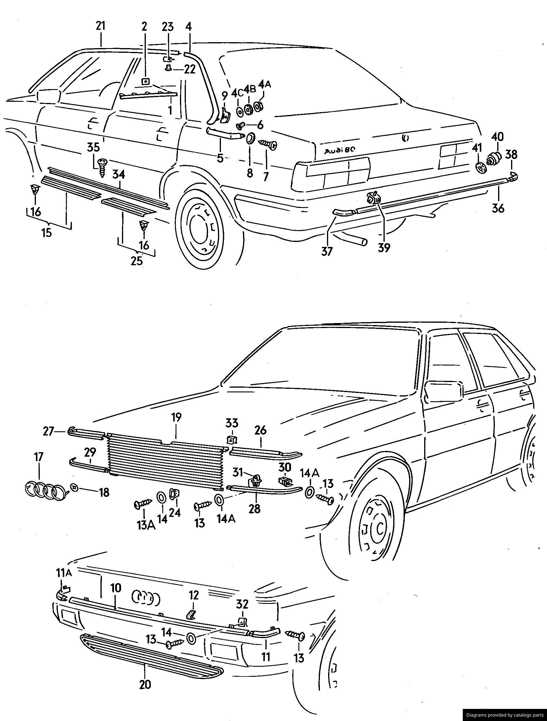Car part diagram