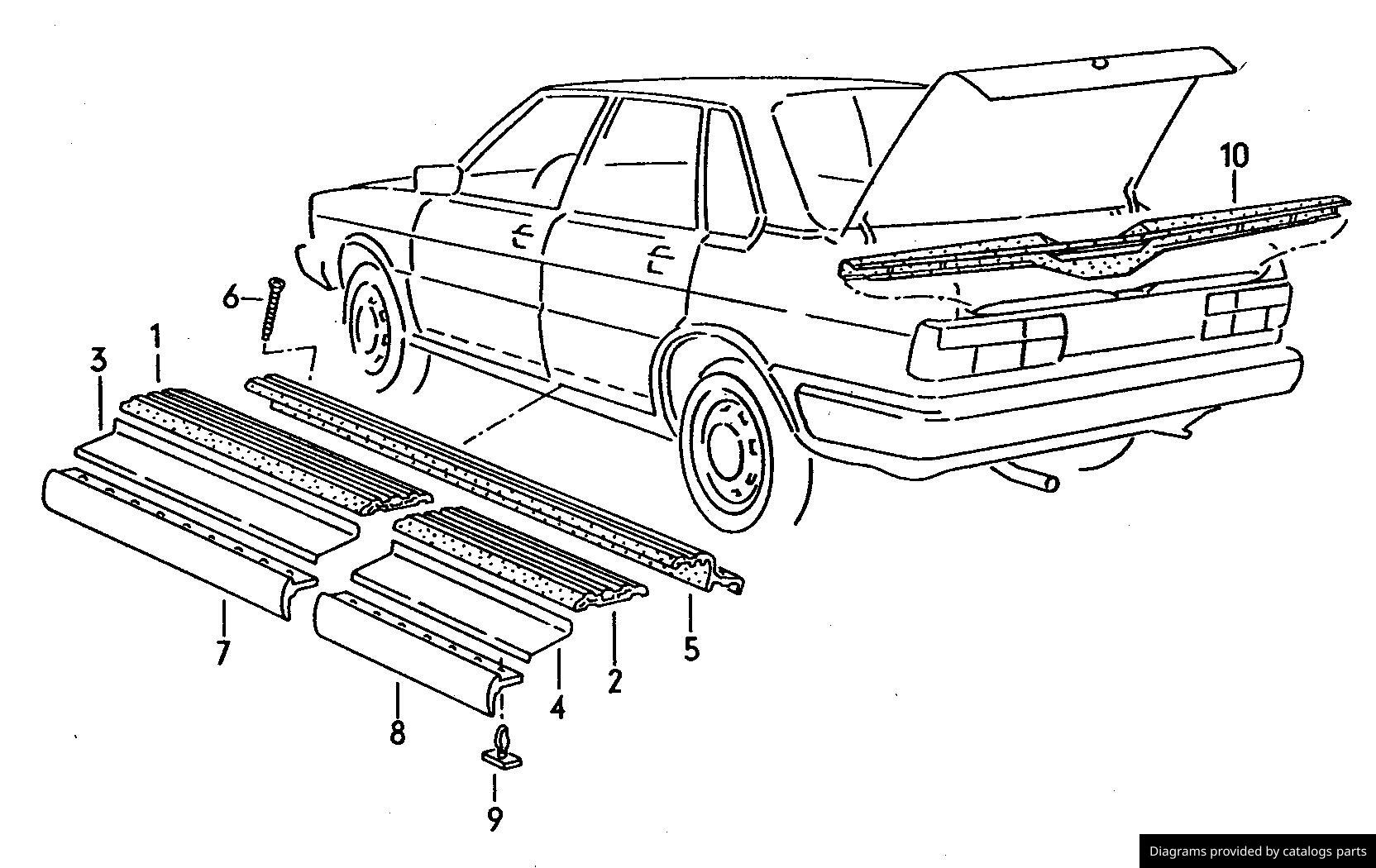 Car part diagram