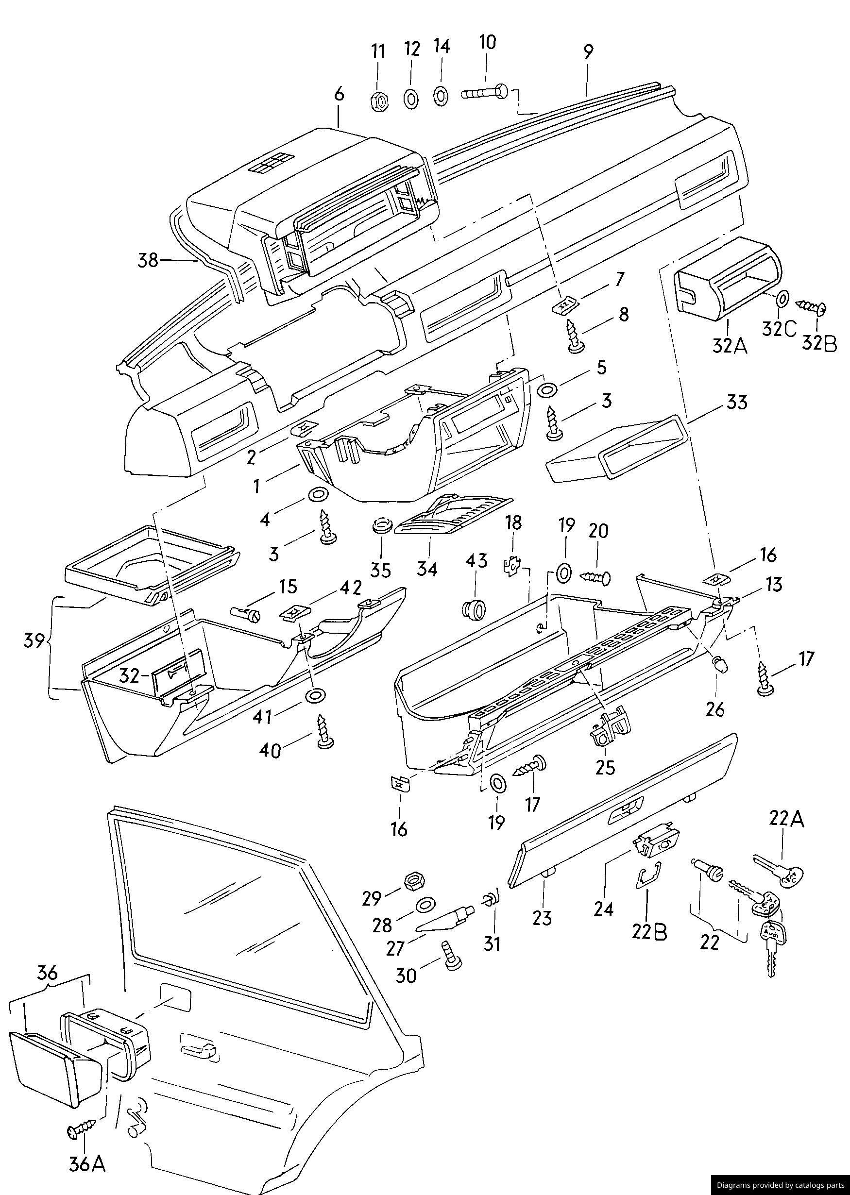Car part diagram