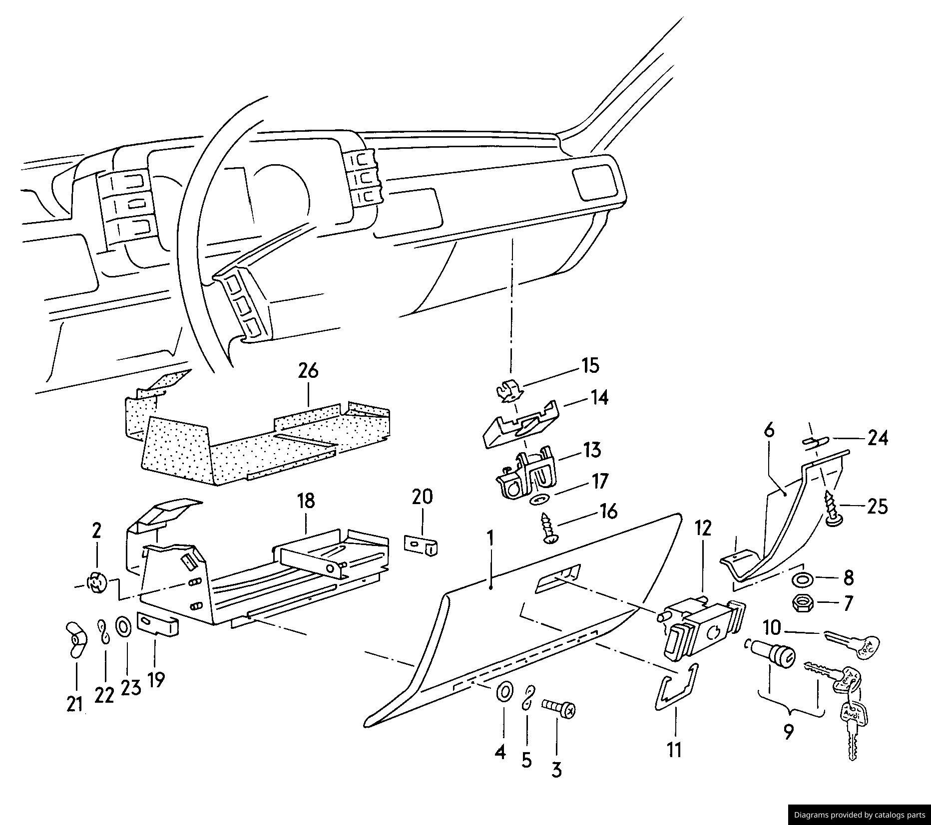 Car part diagram