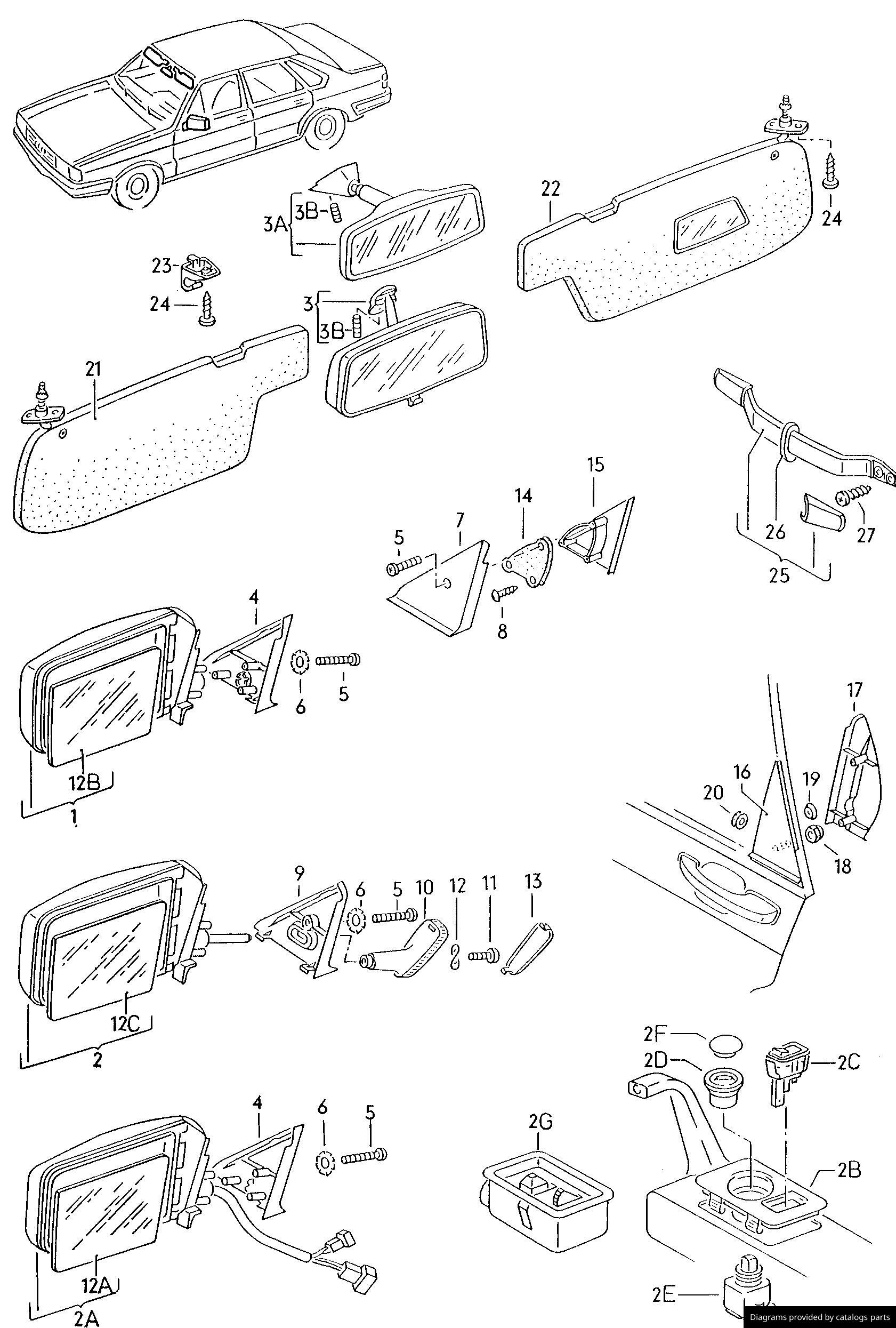 Car part diagram