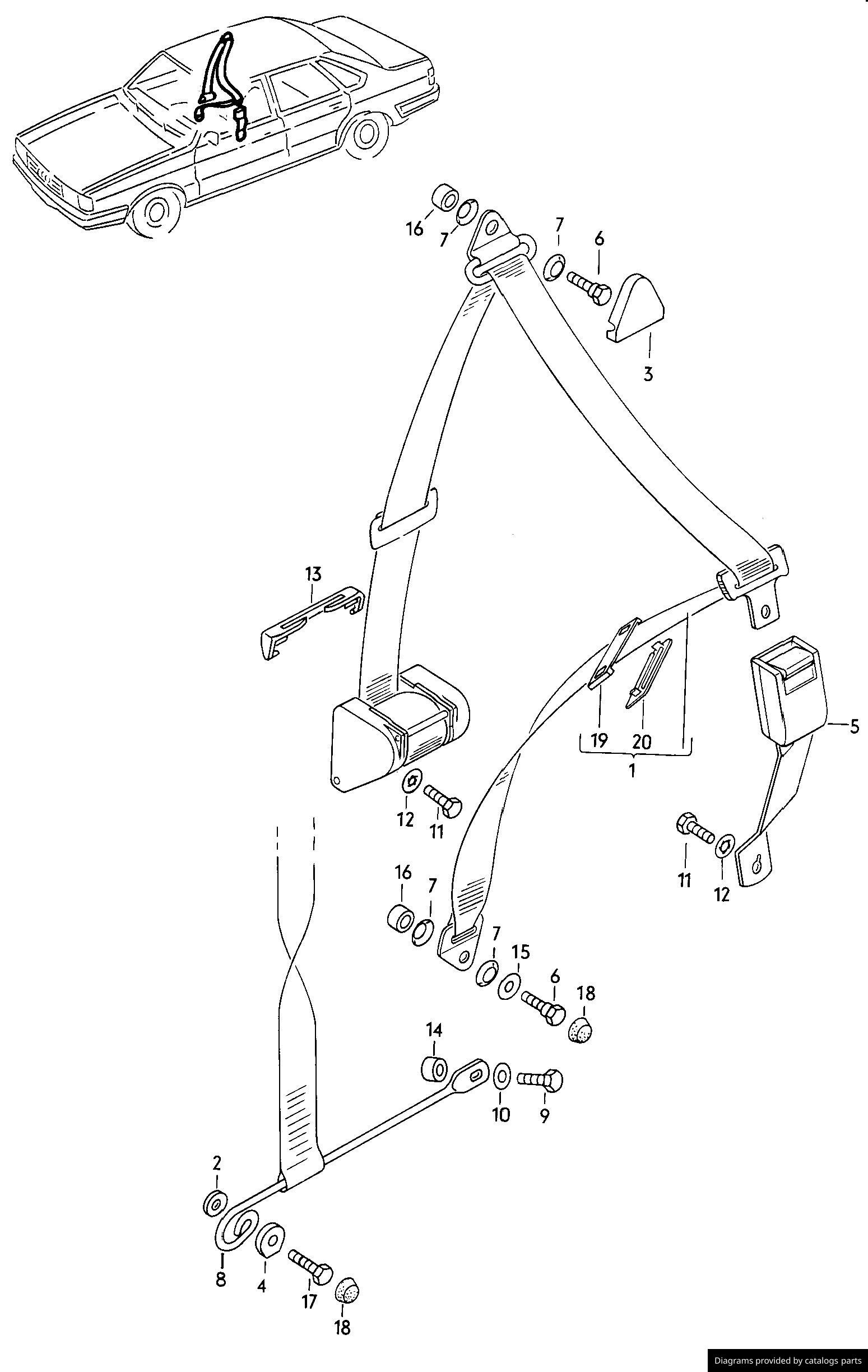 Car part diagram