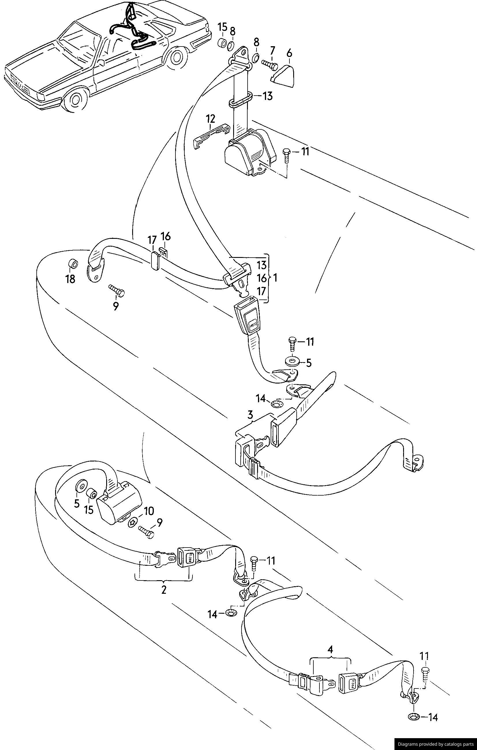 Car part diagram