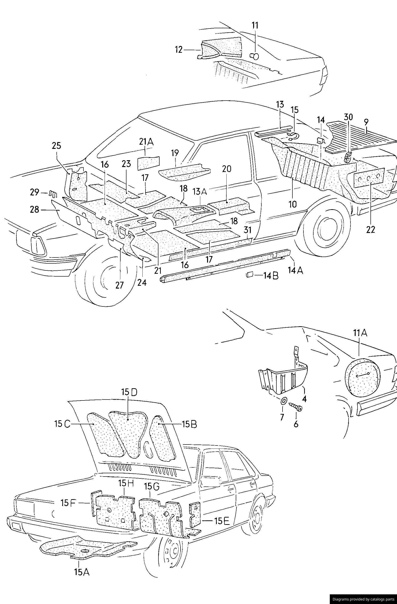 Car part diagram