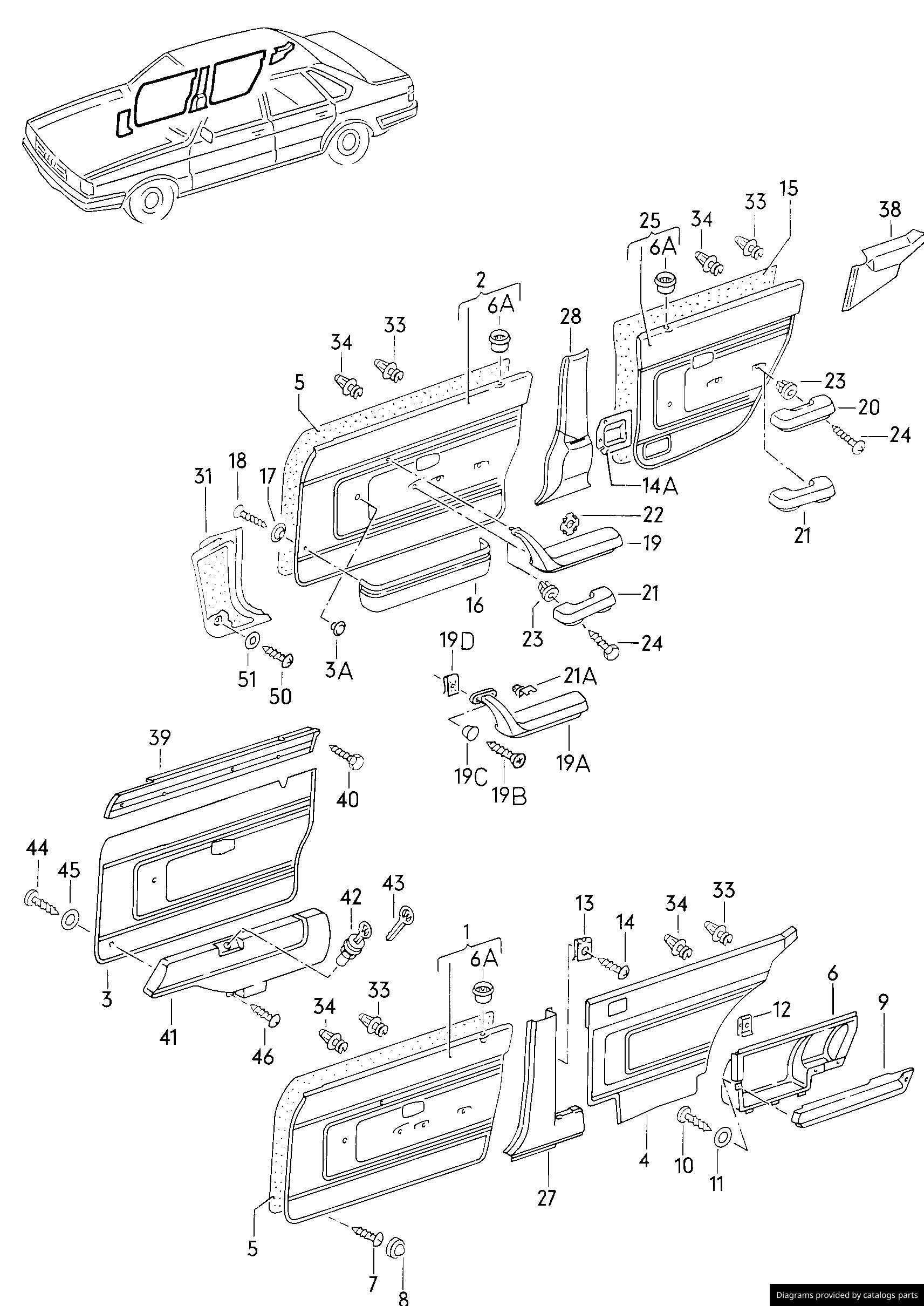 Car part diagram