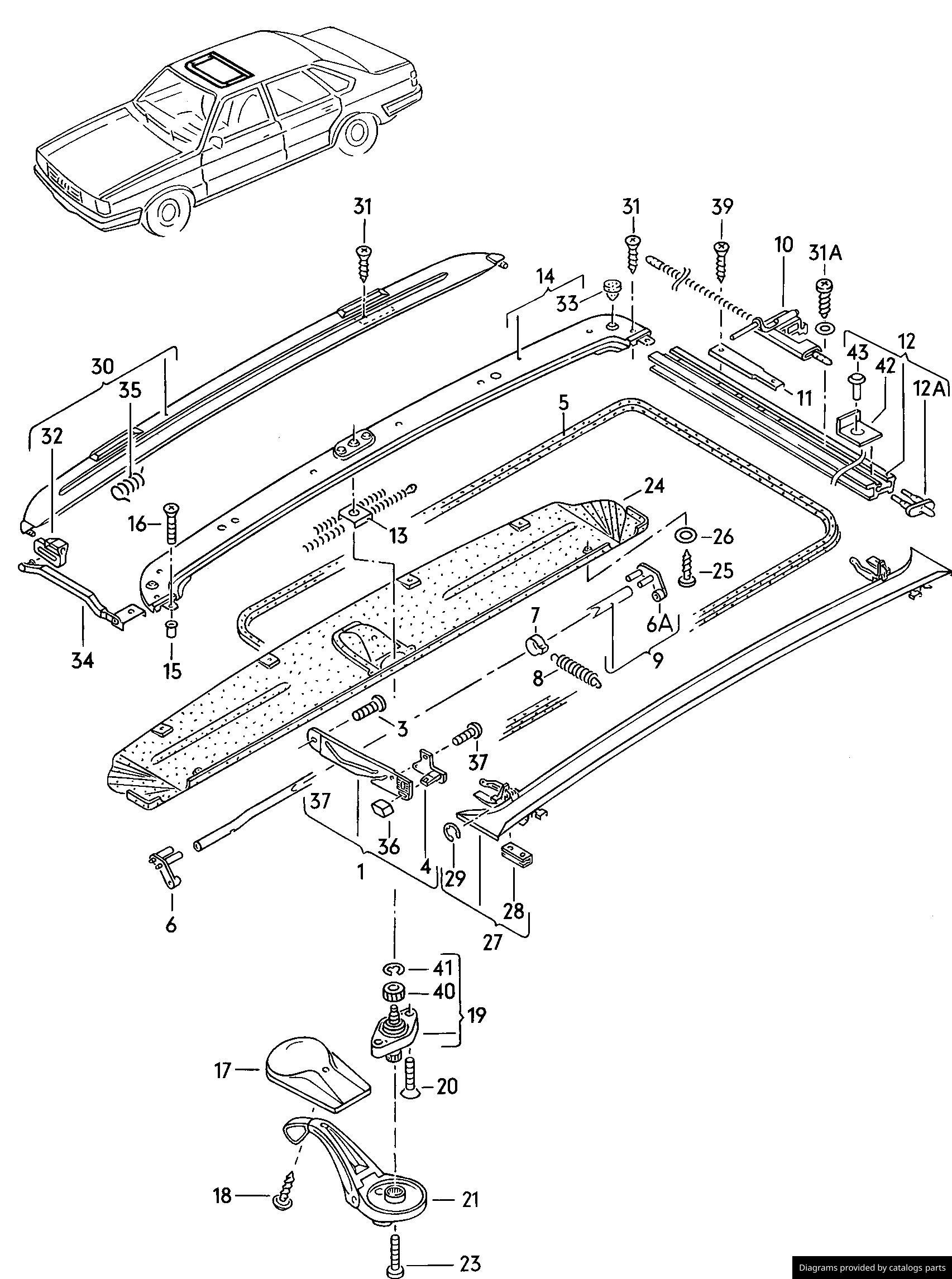 Car part diagram
