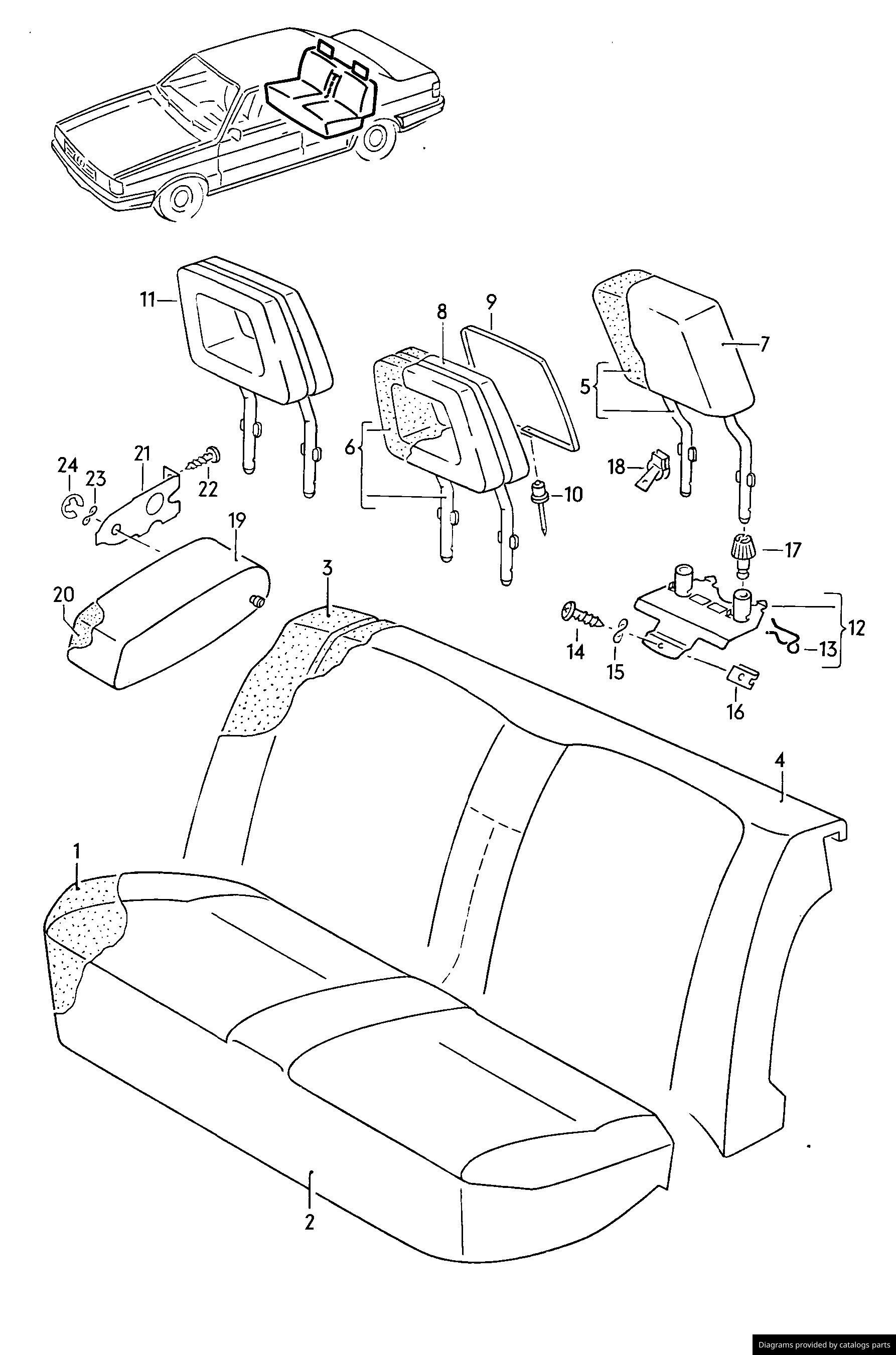 Car part diagram