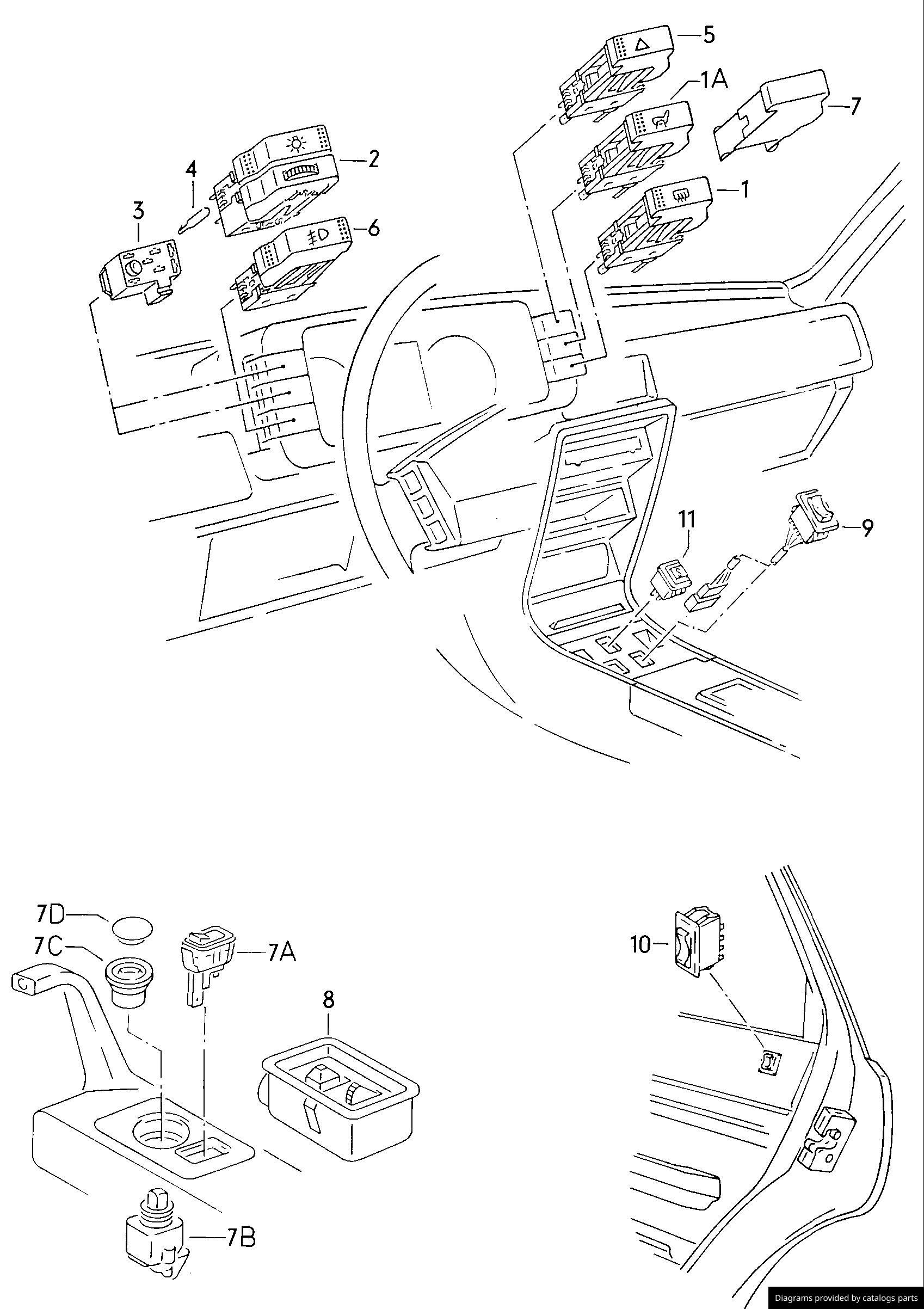 Car part diagram