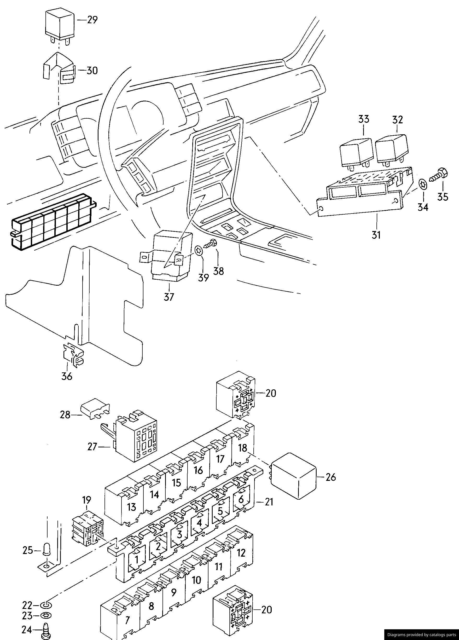Car part diagram