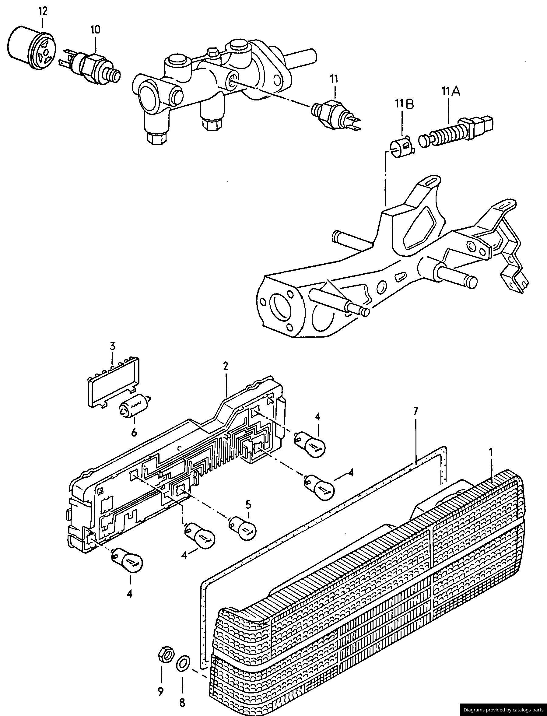 Car part diagram