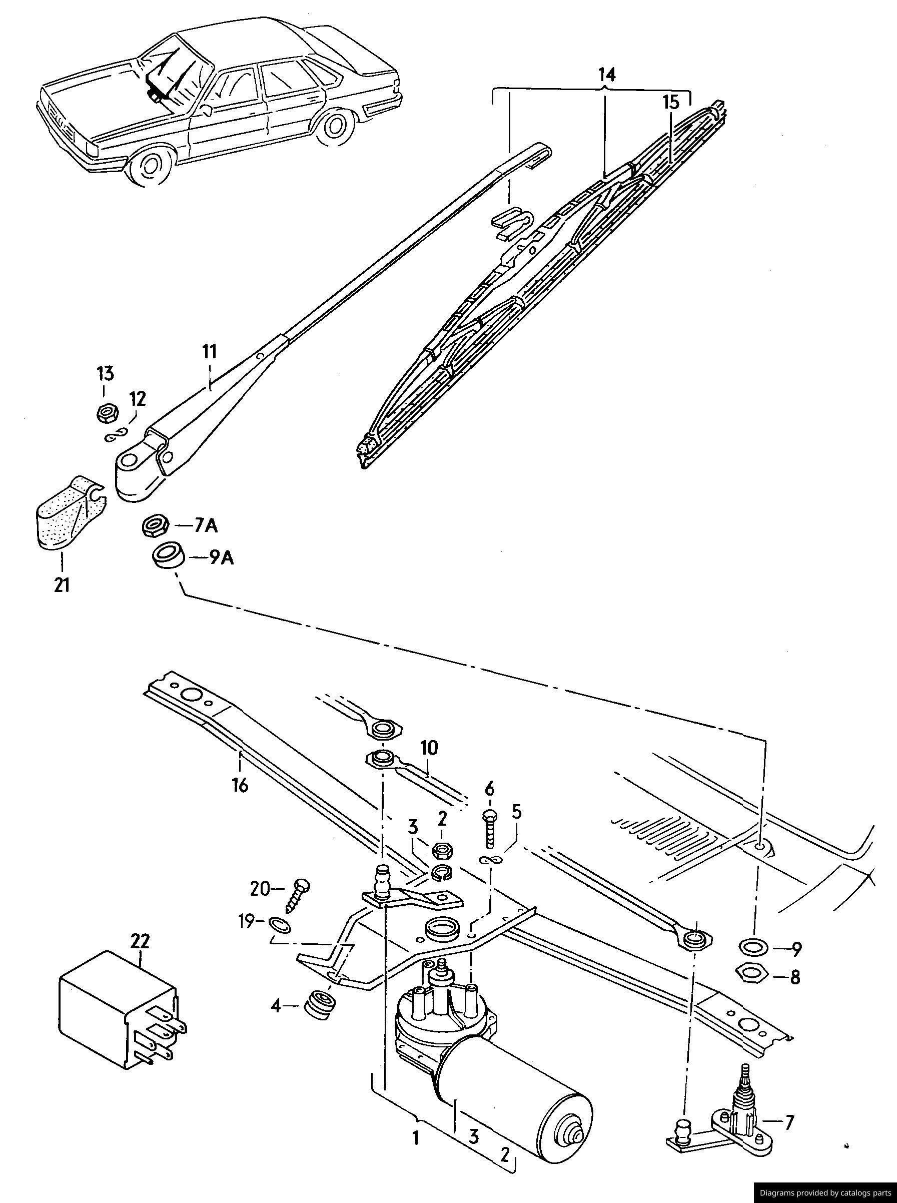 Car part diagram
