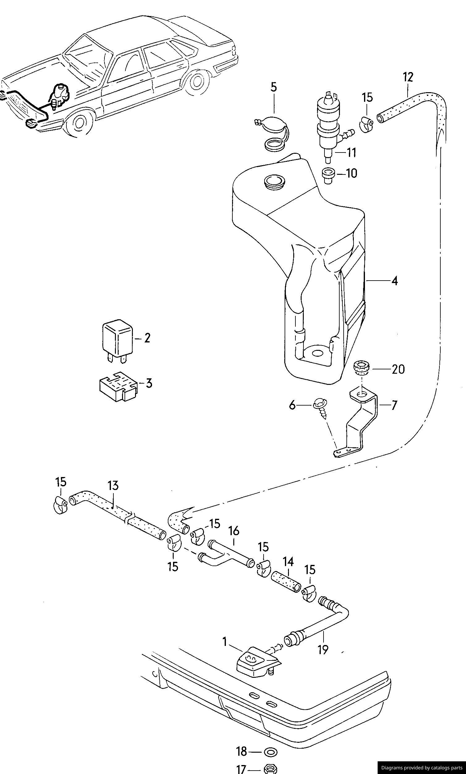 Car part diagram