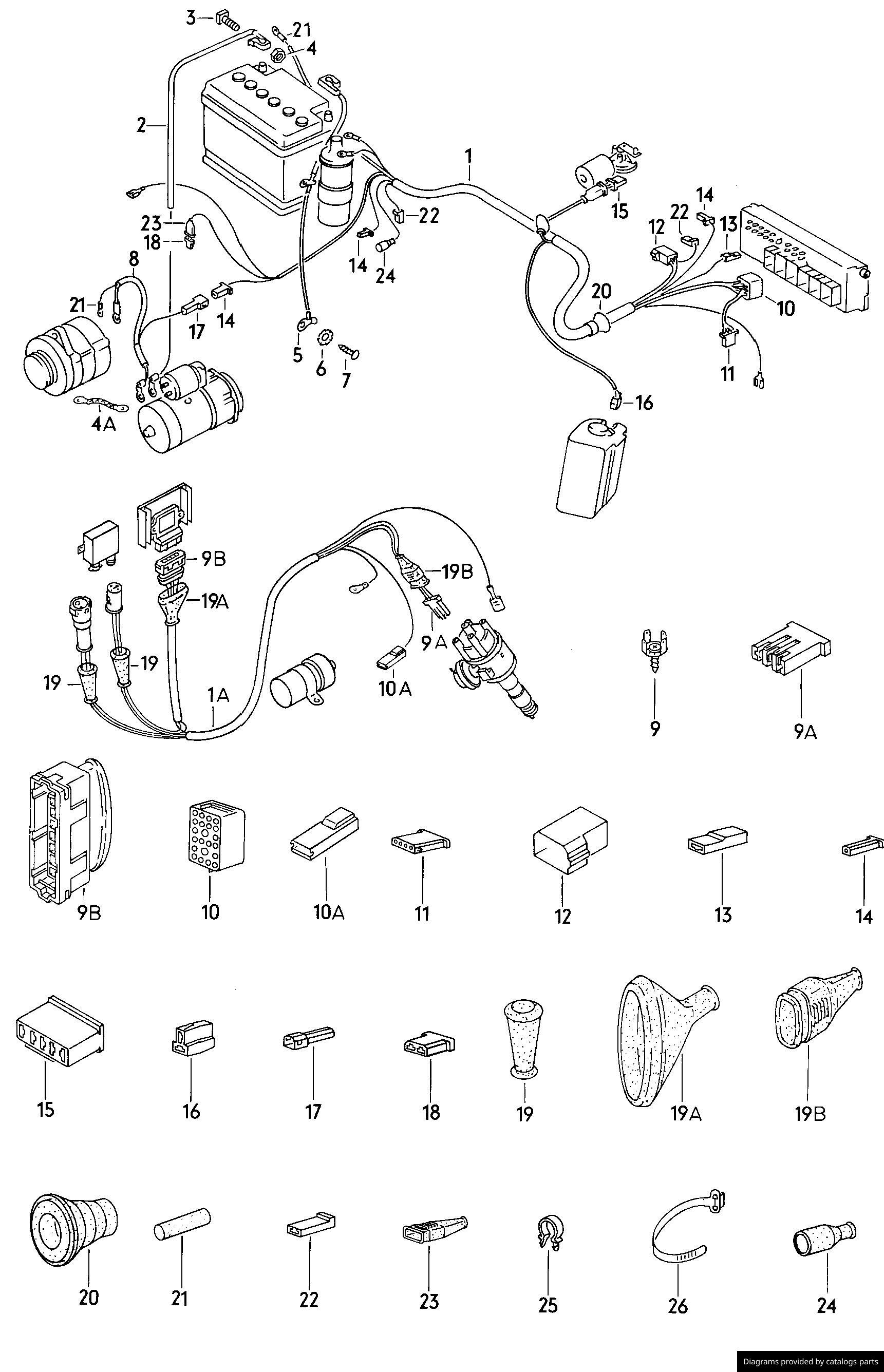 Car part diagram