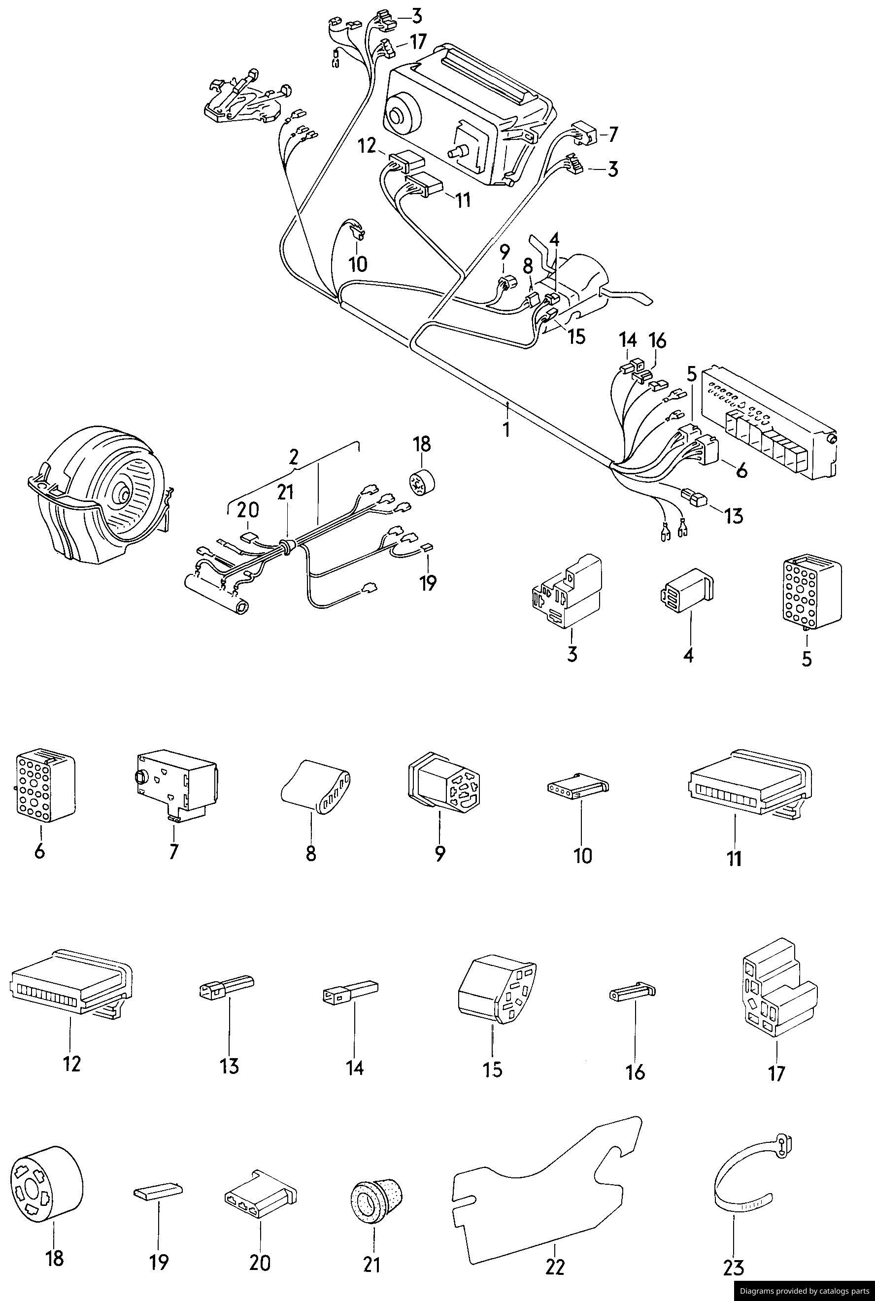 Car part diagram