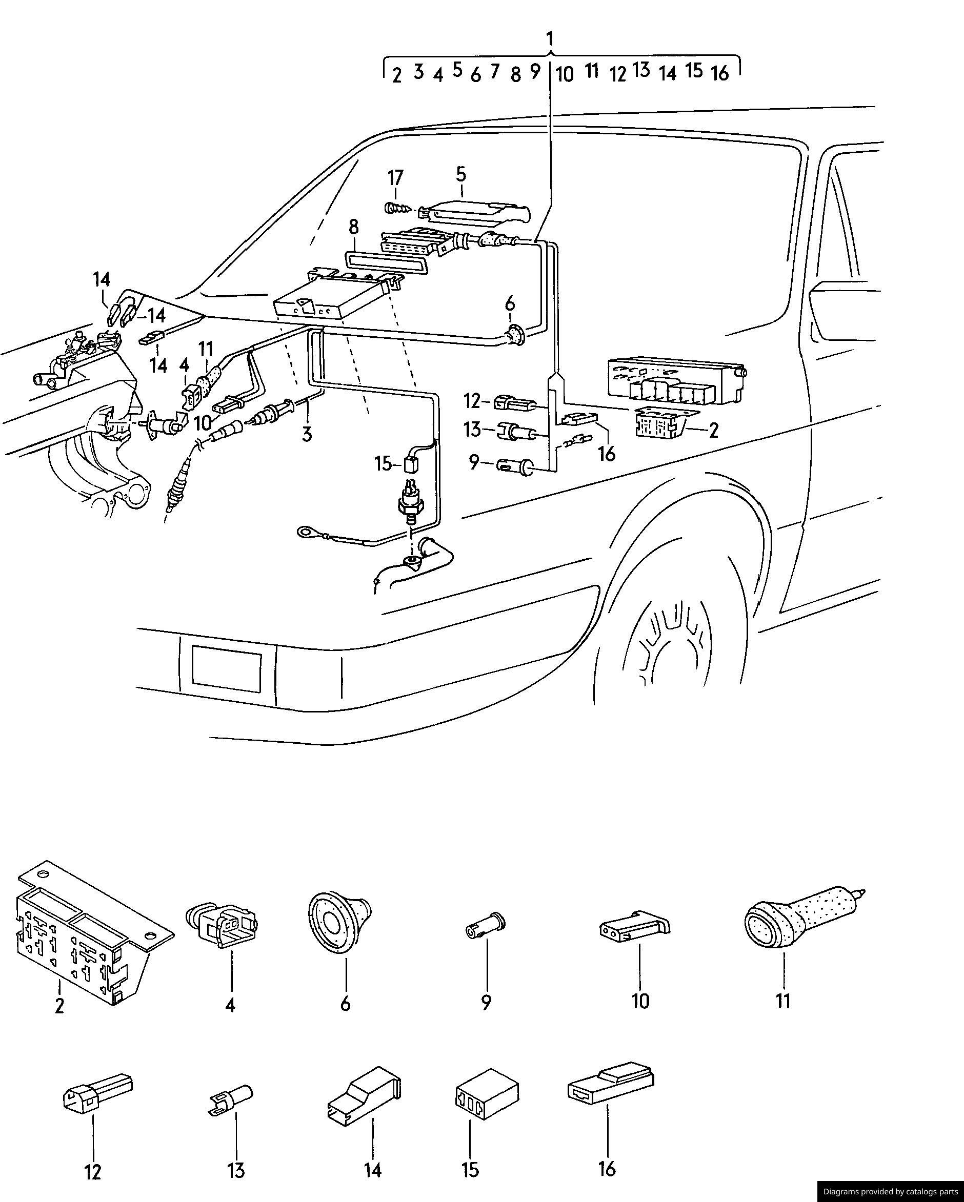 Car part diagram