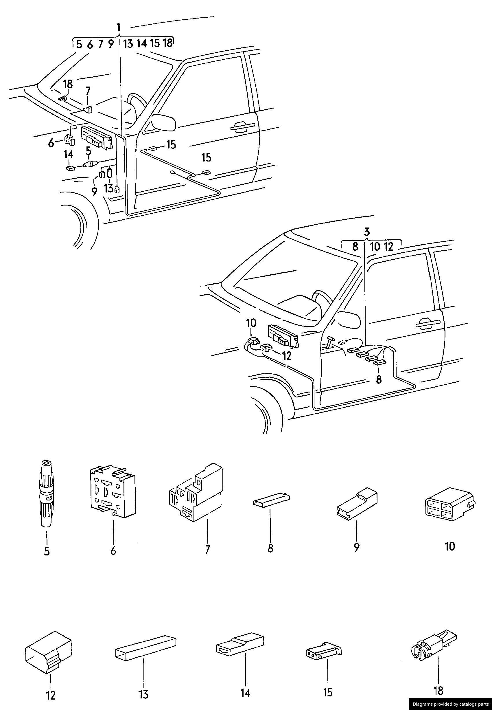 Car part diagram
