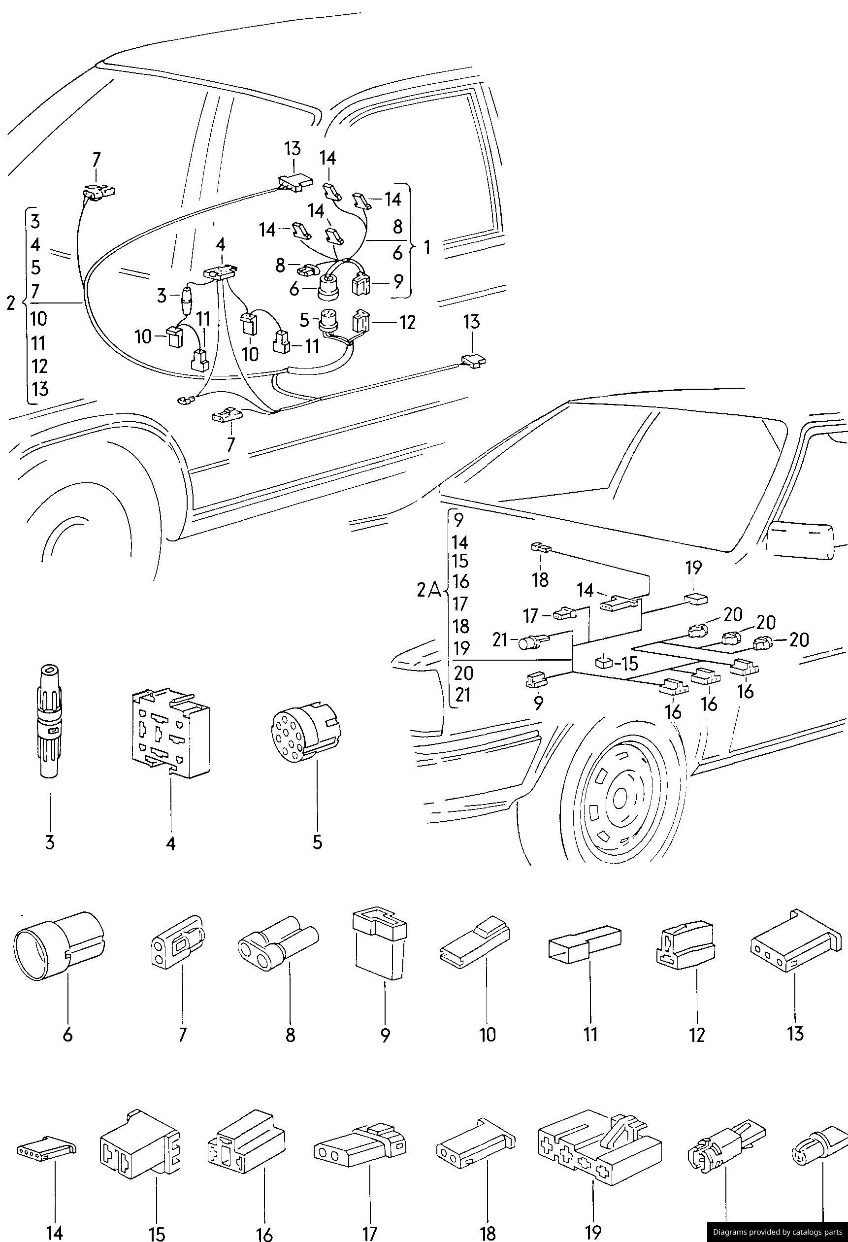 Car part diagram