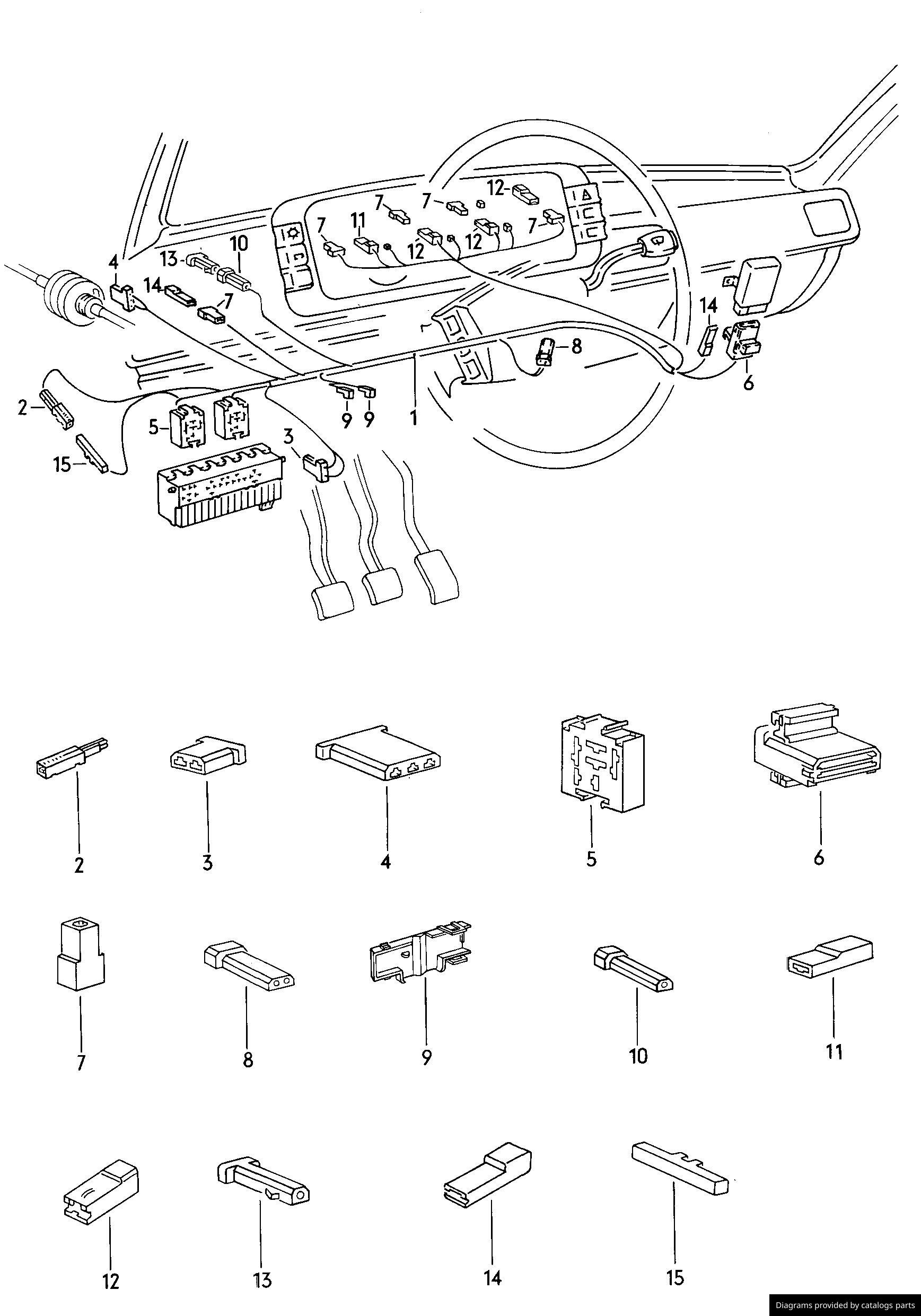 Car part diagram