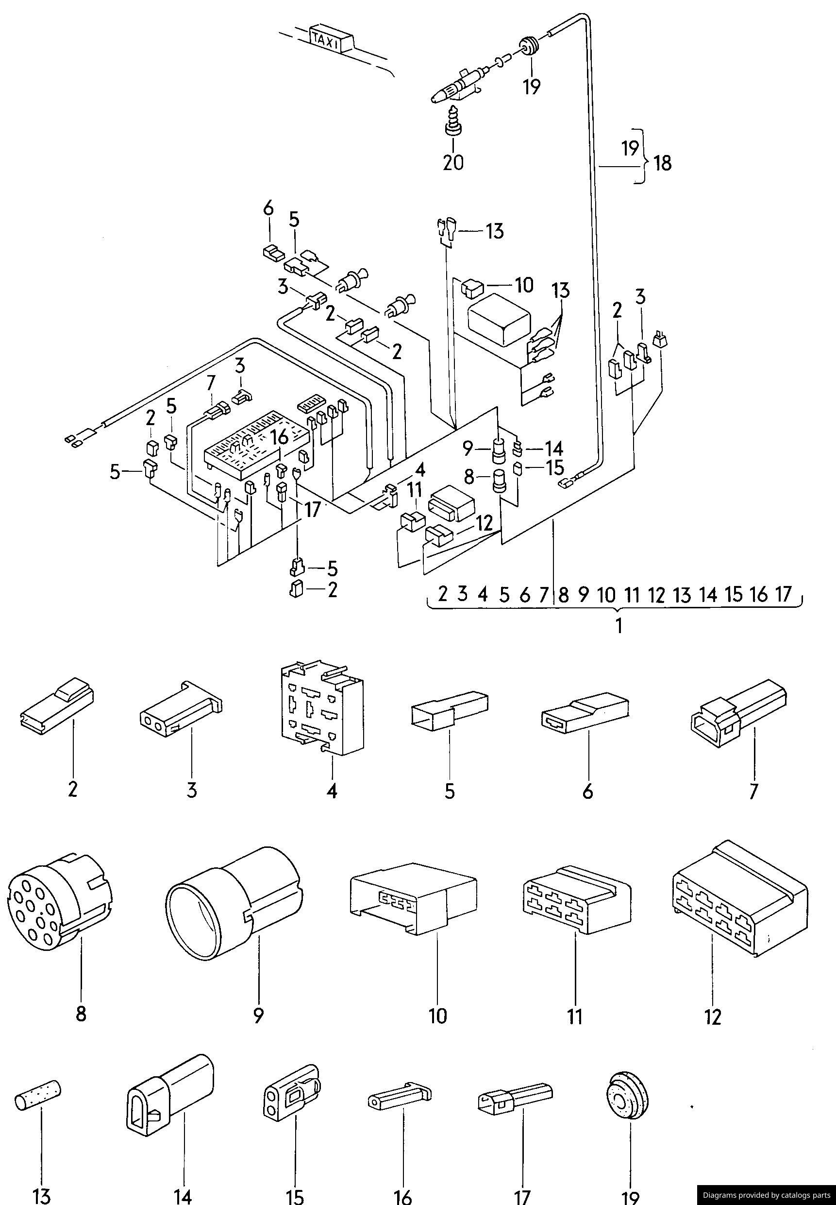 Car part diagram