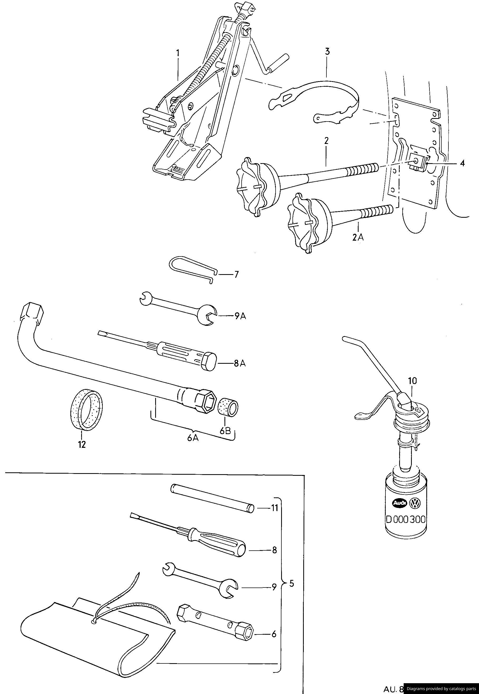 Car part diagram