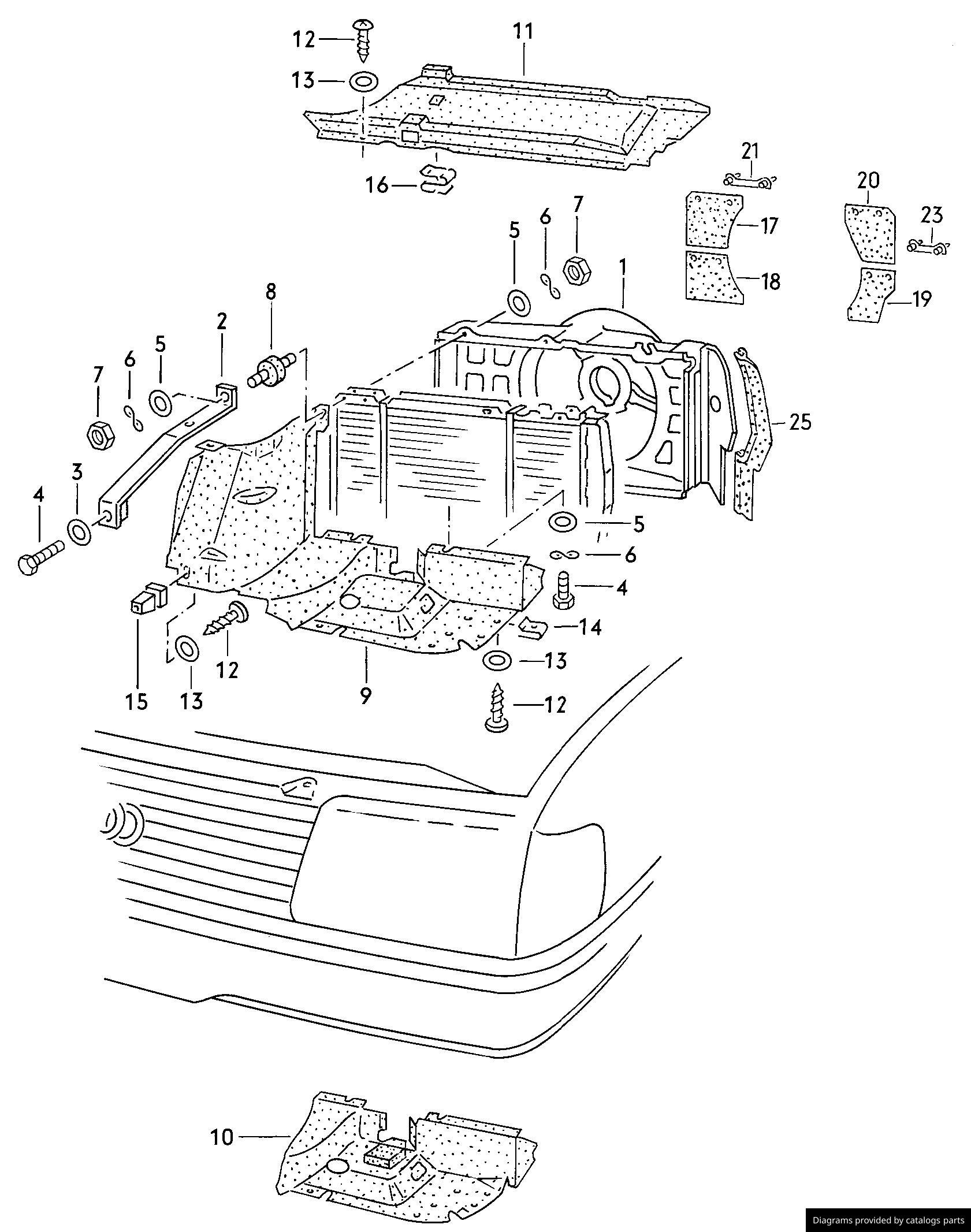 Car part diagram