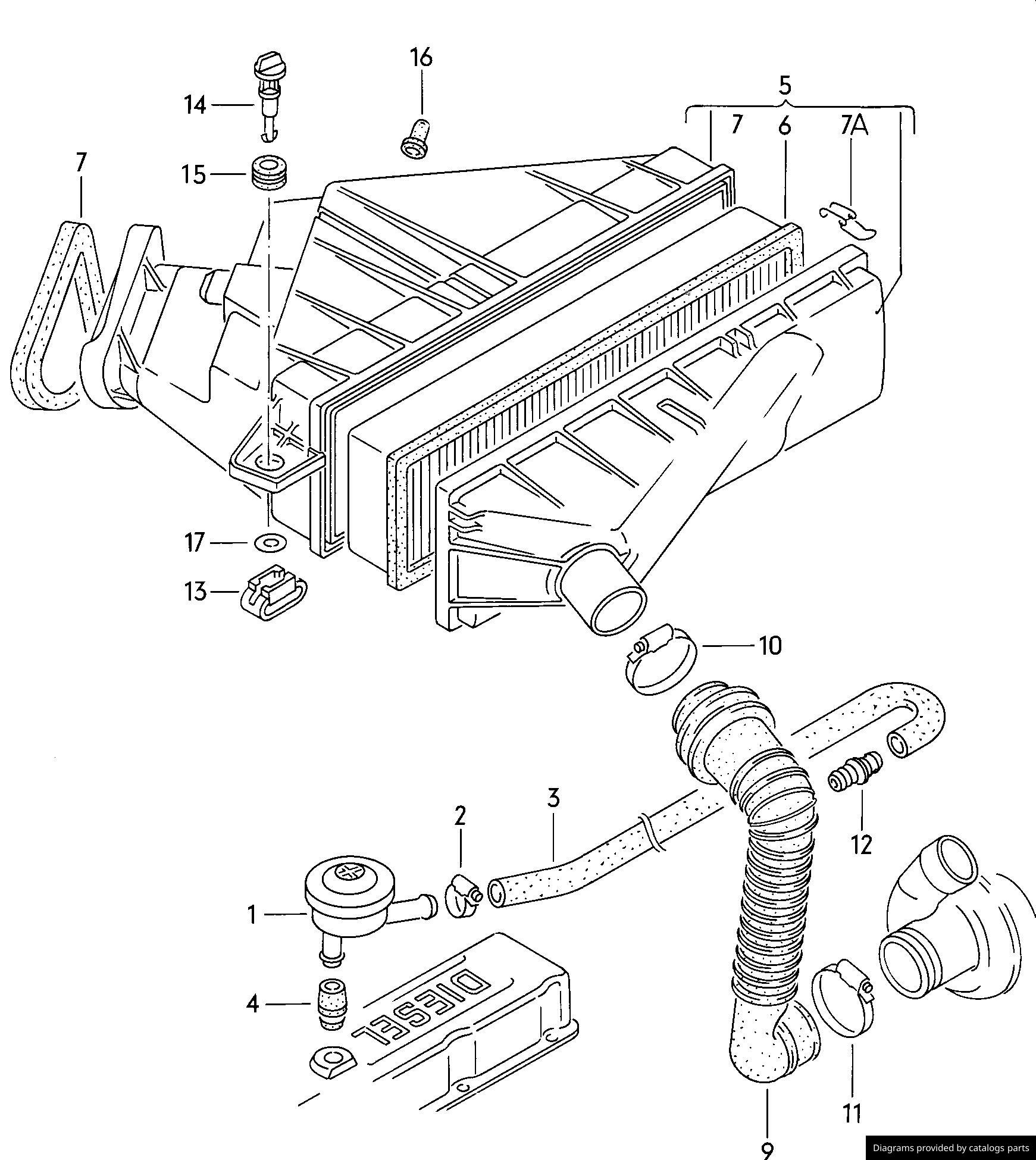 Car part diagram