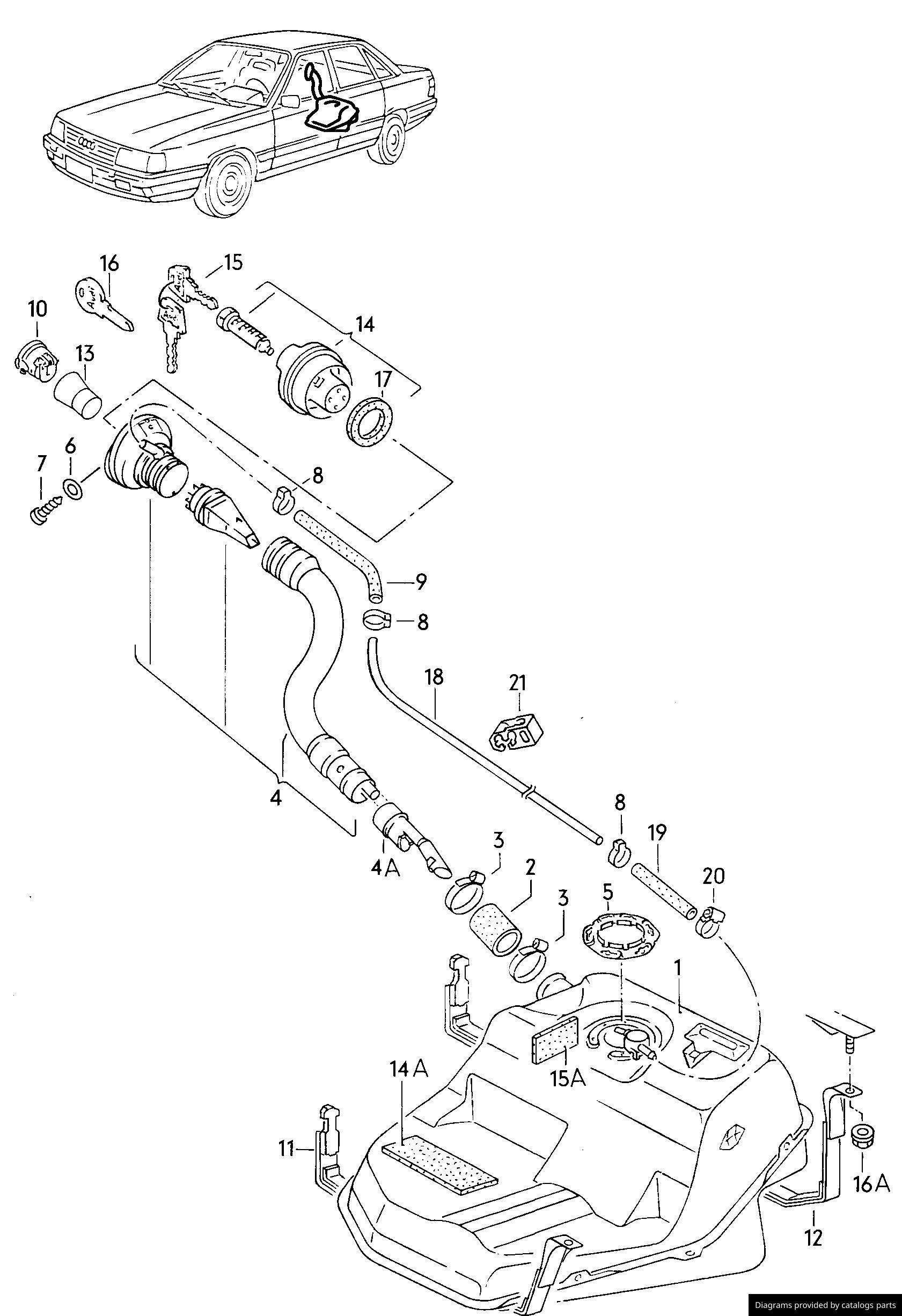Car part diagram