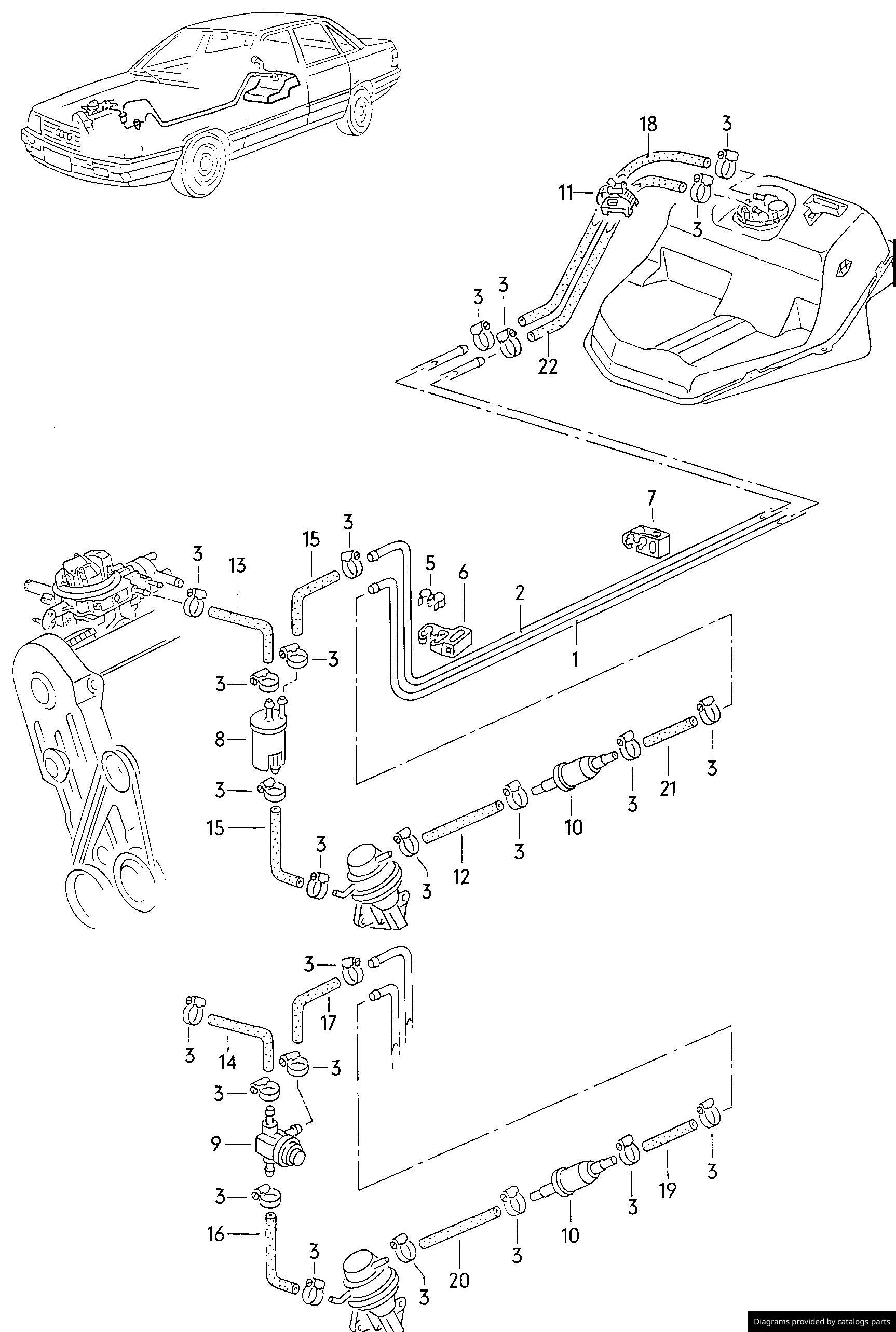 Car part diagram