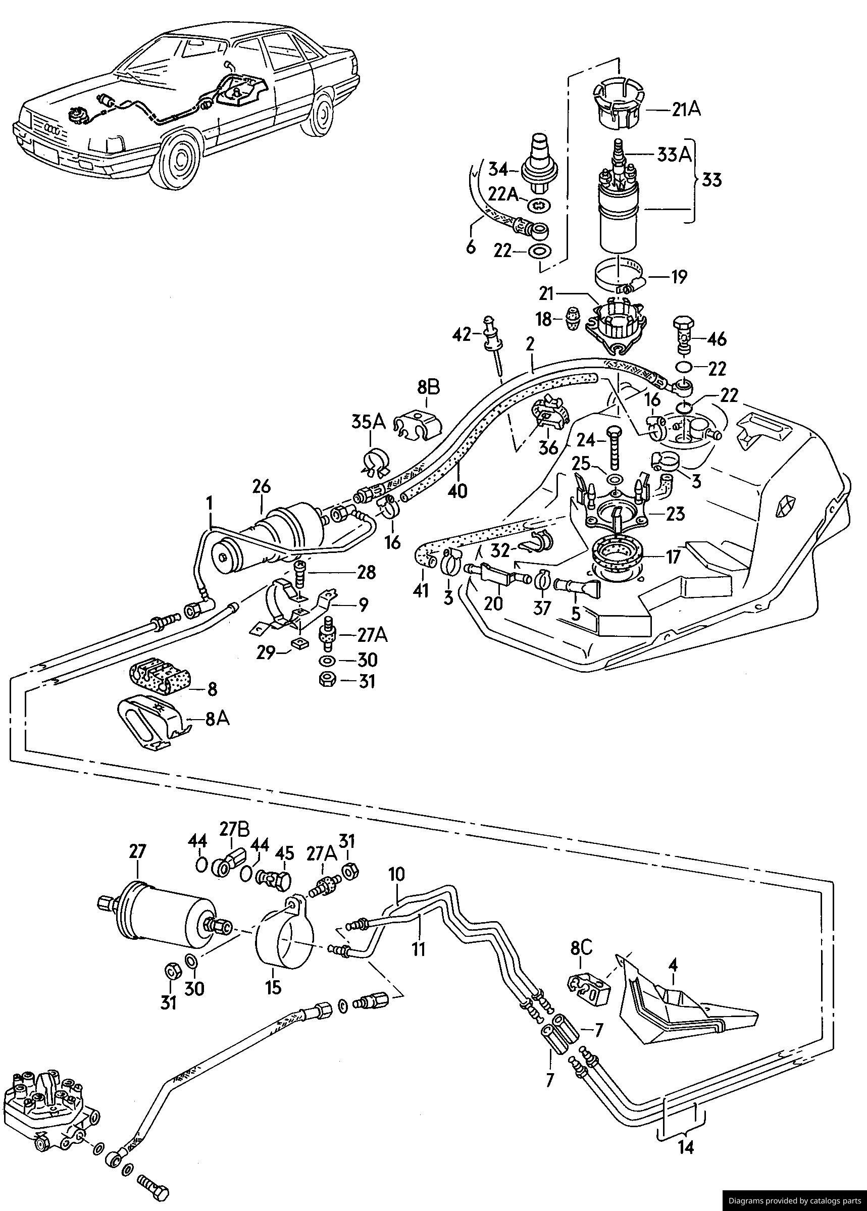 Car part diagram