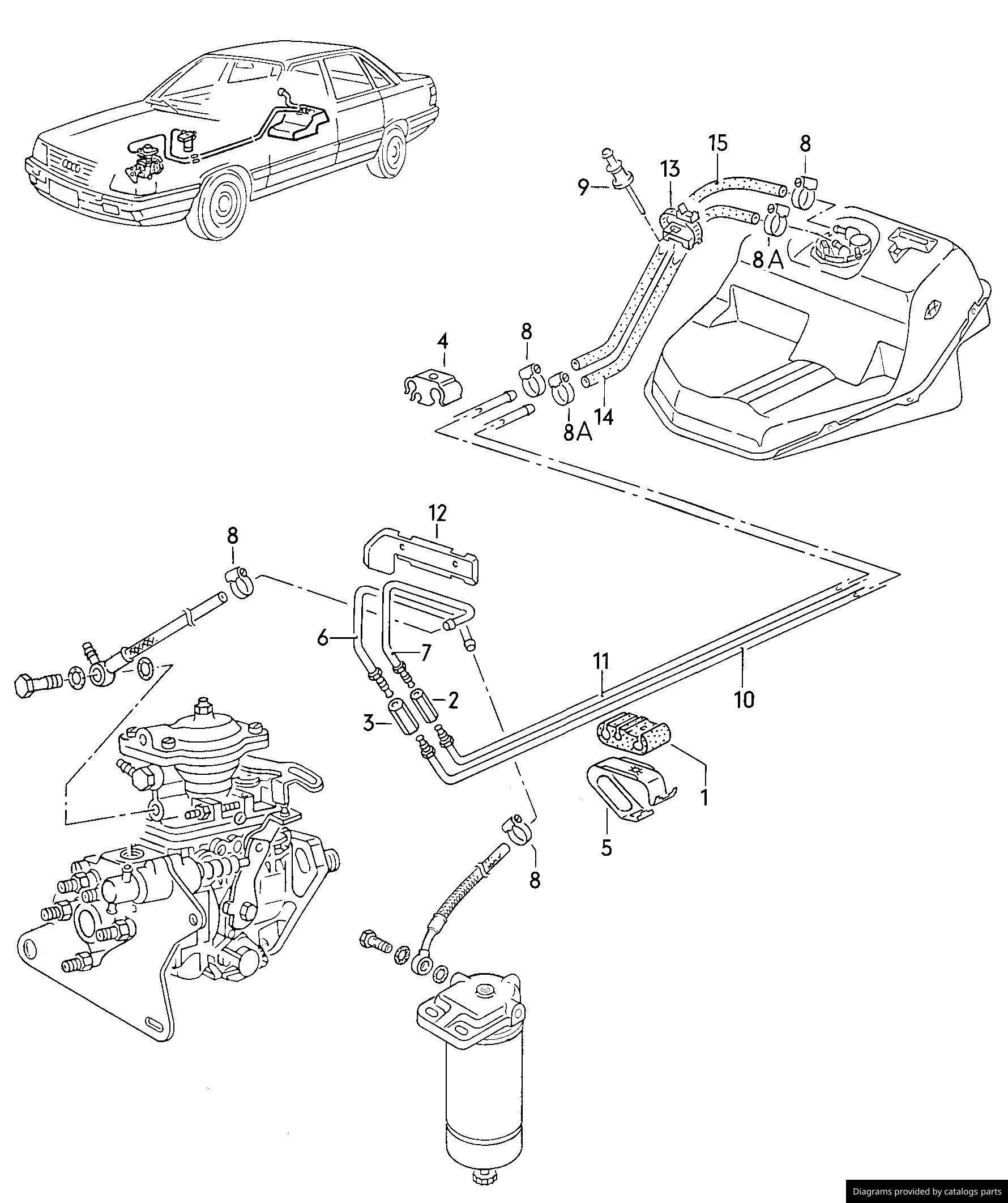 Car part diagram