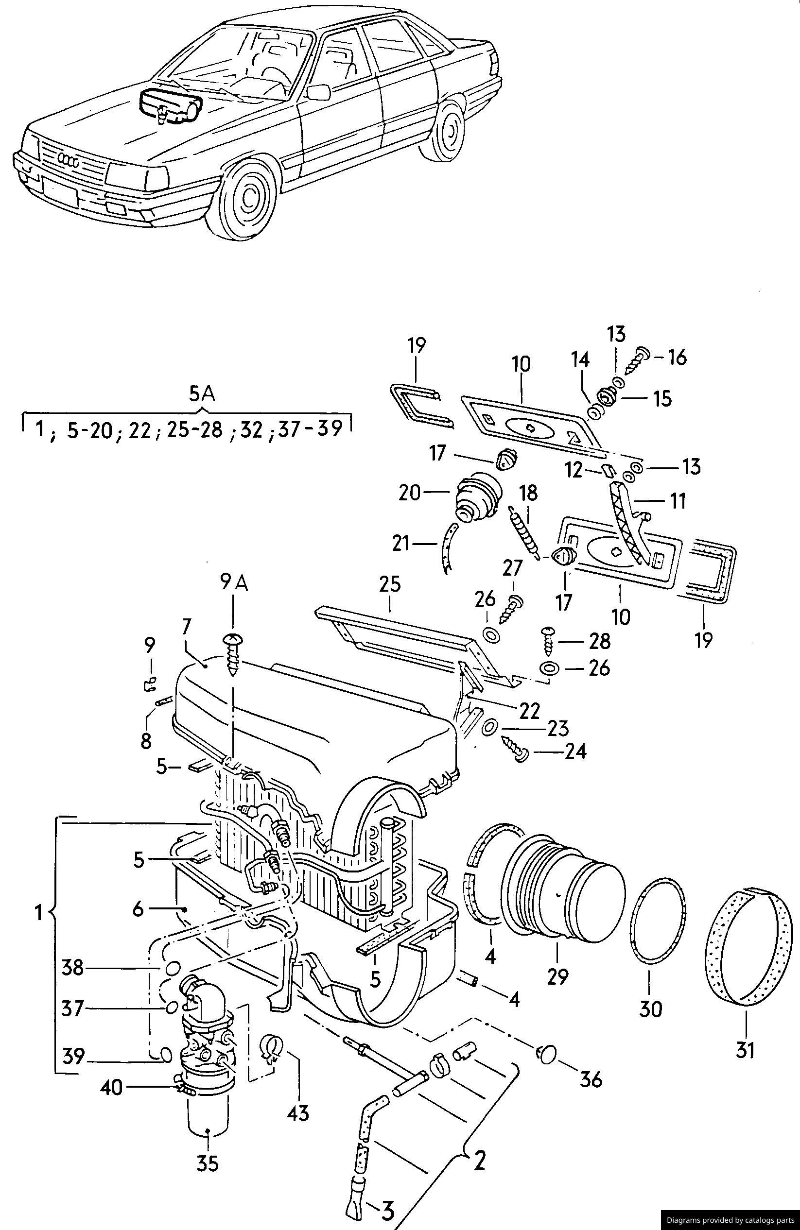 Car part diagram