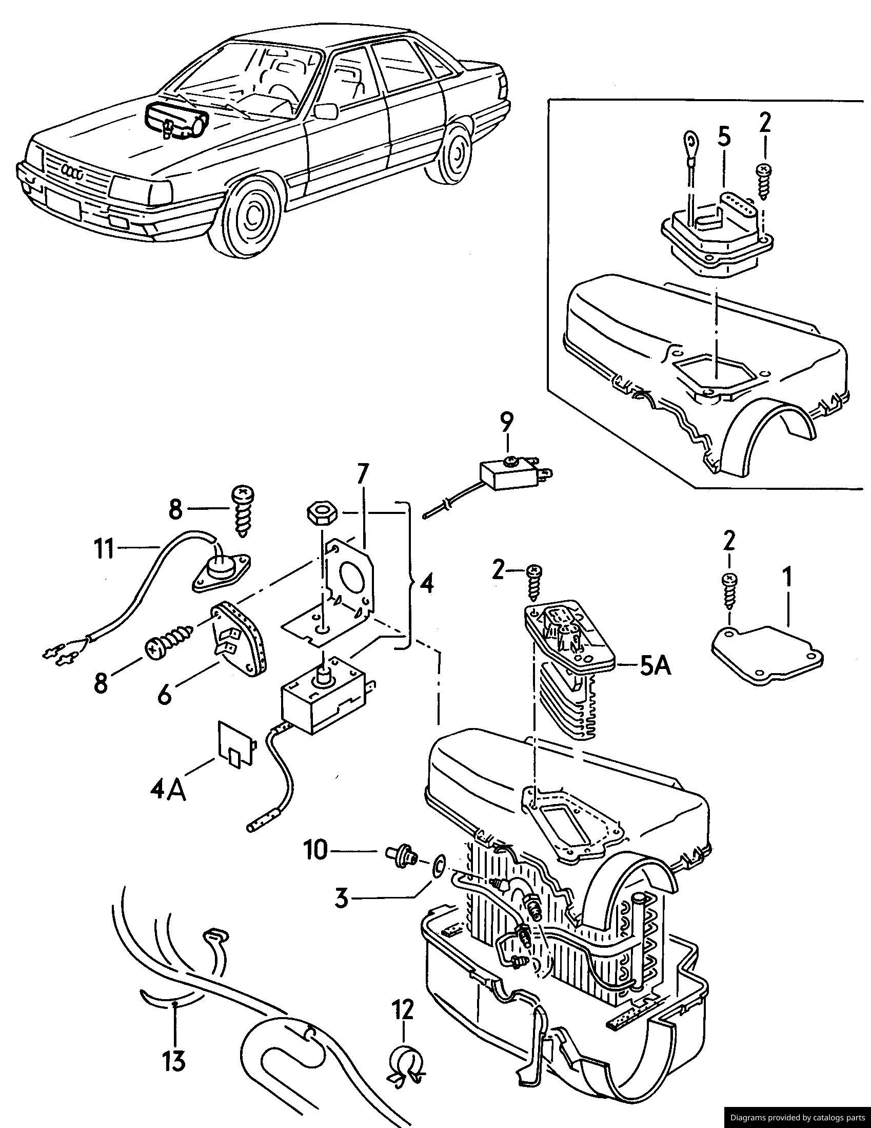 Car part diagram