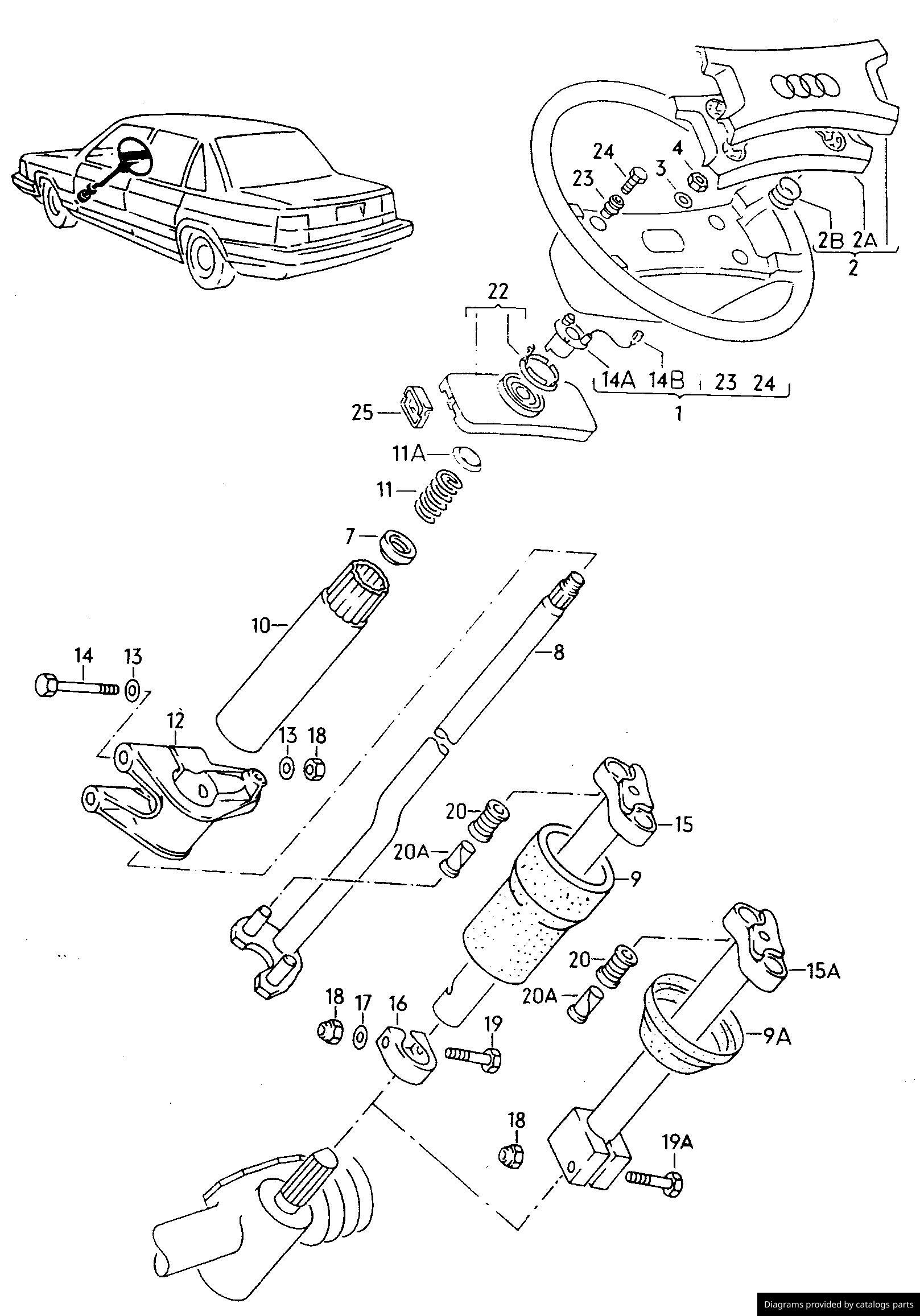 Car part diagram