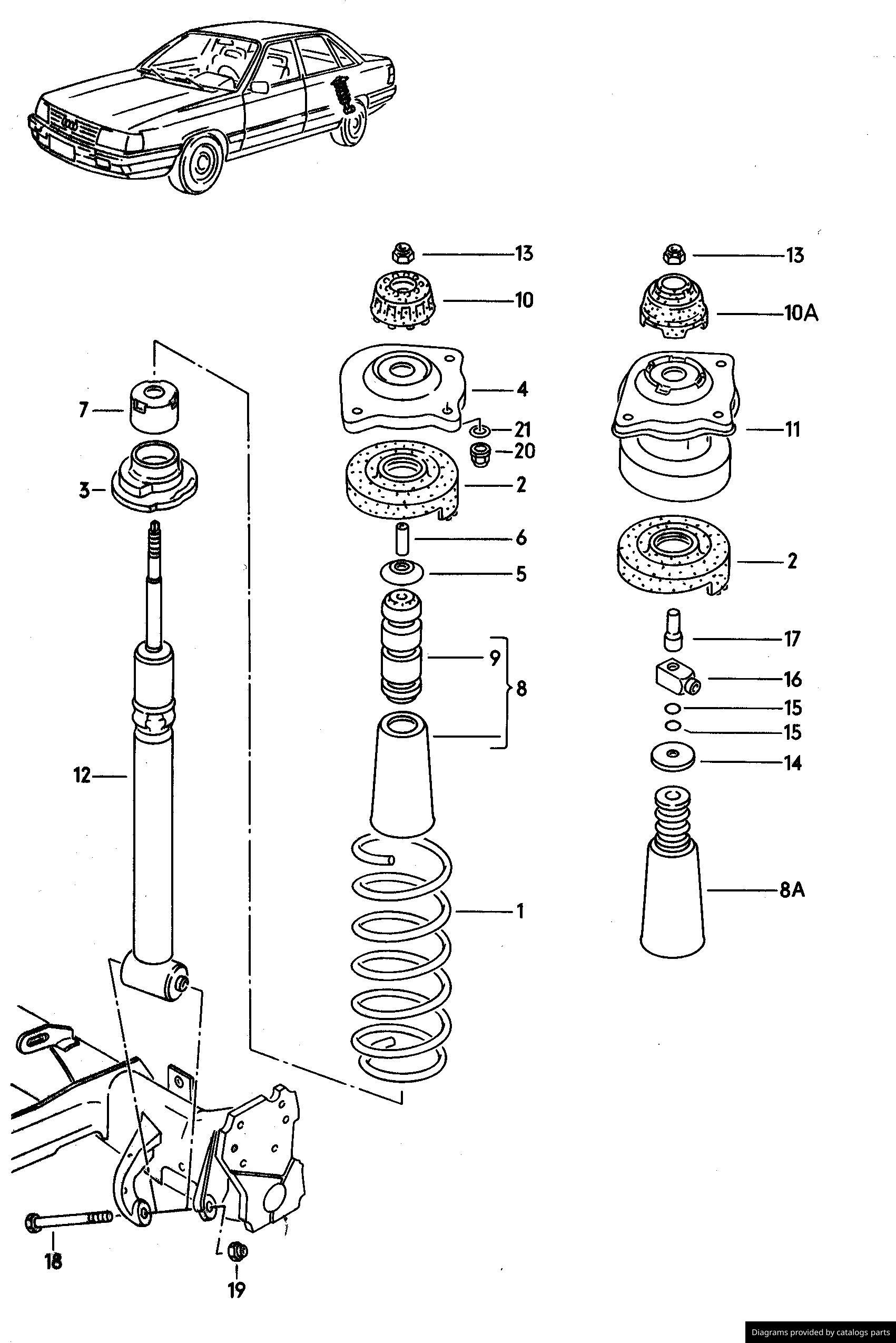 Car part diagram