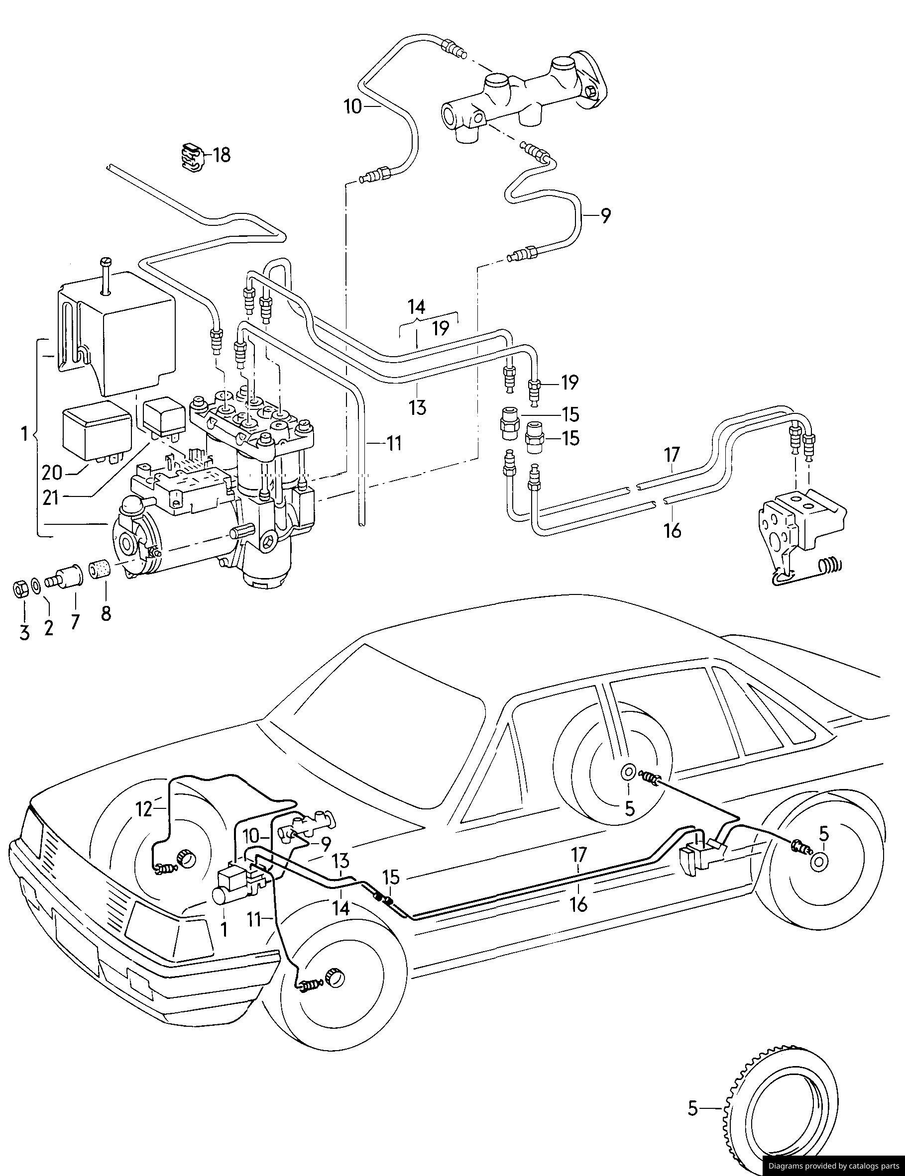 Car part diagram